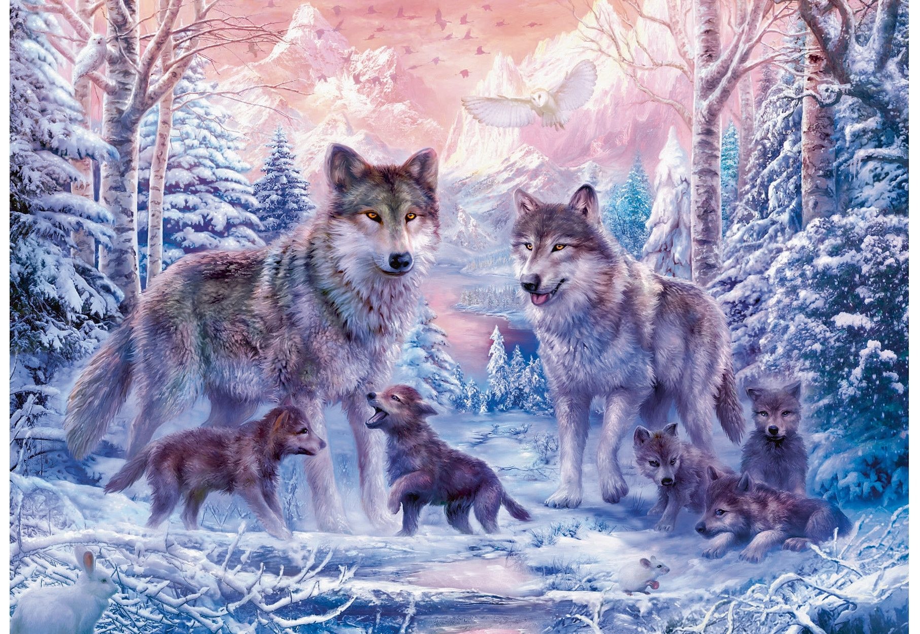 Ravensburger Puzzle »Arktische Wölfe«, Made in Germany