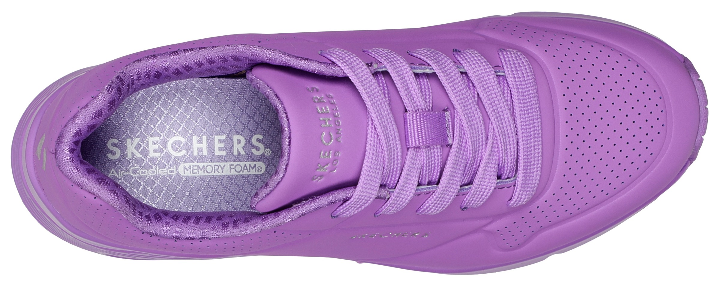 Skechers Kids Plateausneaker »UNO GEN1 - NEON GLOW«, Keilsneaker, Schnürschuh, Sneaker mit Neon Glow