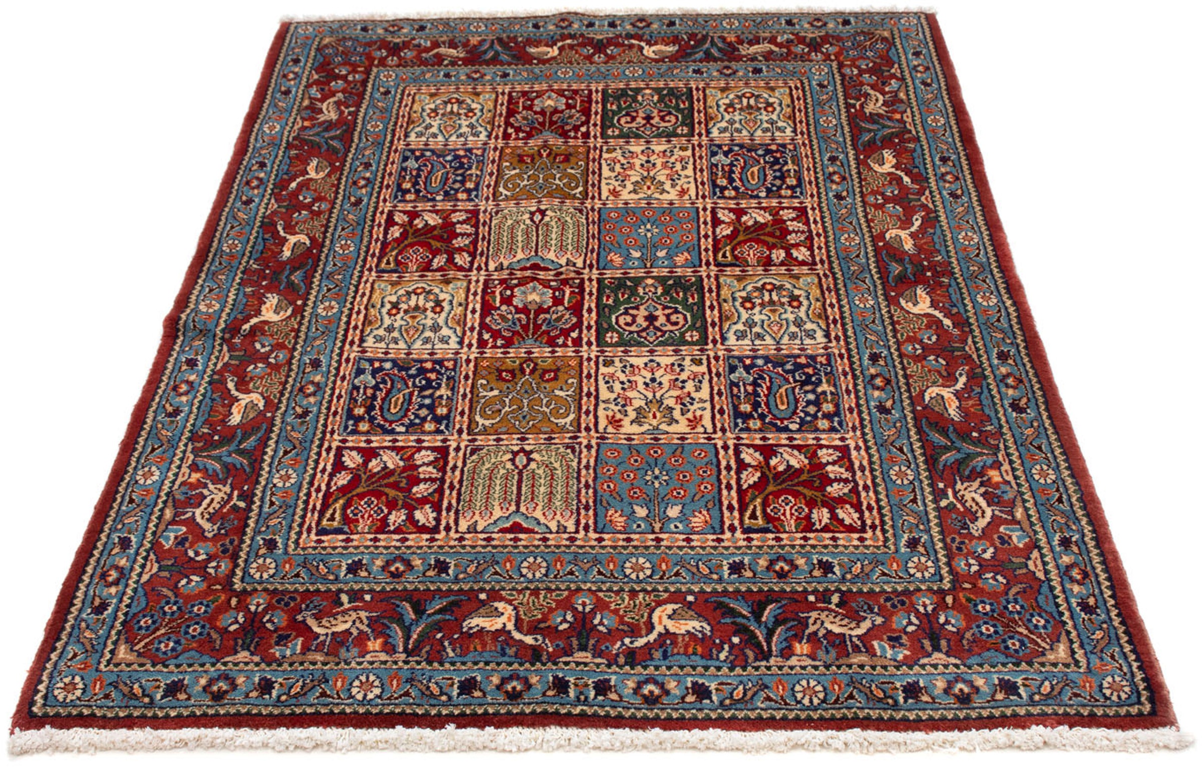 morgenland Orientteppich »Perser - Classic - 147 x 100 cm - mehrfarbig«, rechteckig, 10 mm Höhe, Wohnzimmer, Handgeknüpft, Einzelstück mit Zertifikat