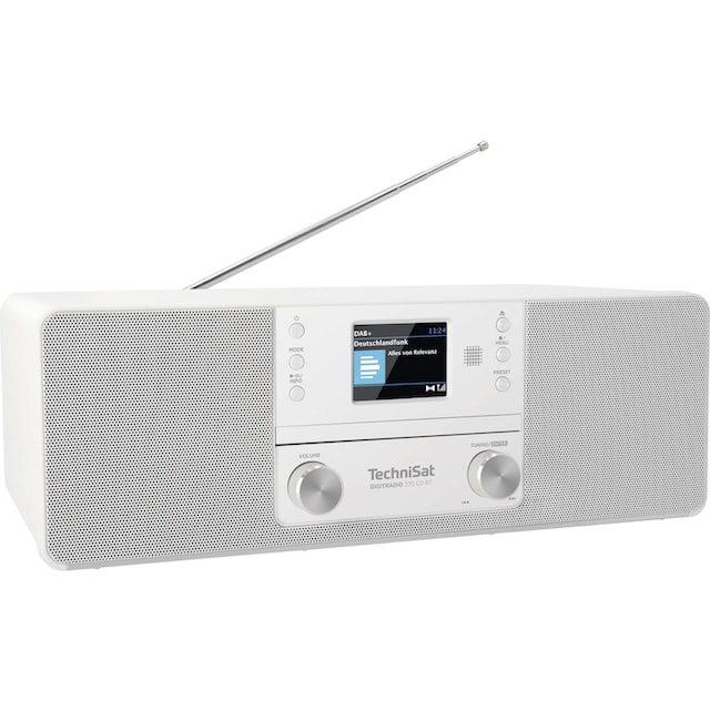 TechniSat Digitalradio (DAB+) »DIGITRADIO 370 CD BT«, (Bluetooth UKW mit  RDS-Digitalradio (DAB+) 10 W) jetzt kaufen bei OTTO