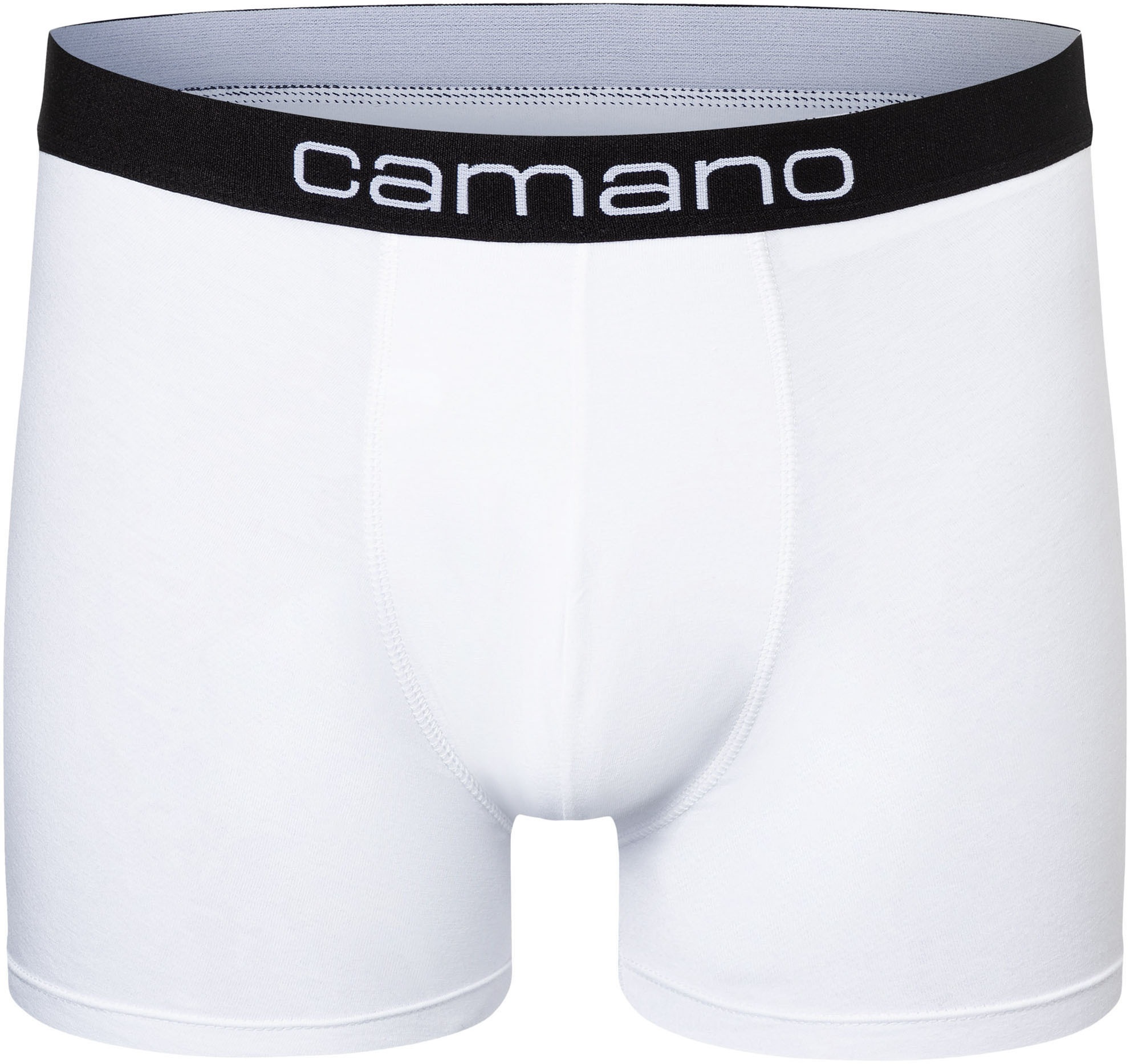 Camano Boxershorts »comfort«, (2er Pack), mit elastischem Logobund