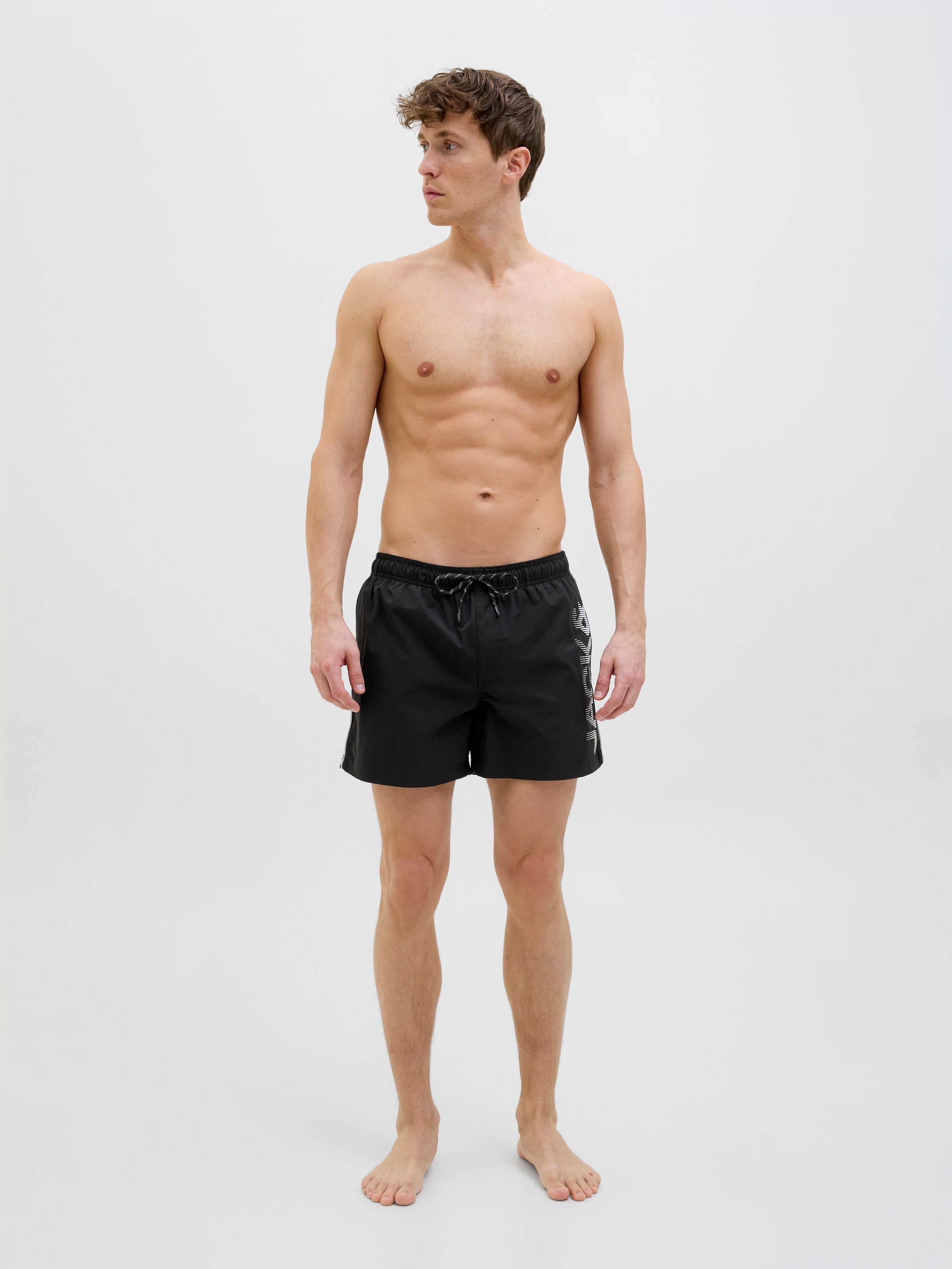 Jack & Jones Badeshorts »JPSTMAUI JJSWIM SPLICE LOGO AKM SN«