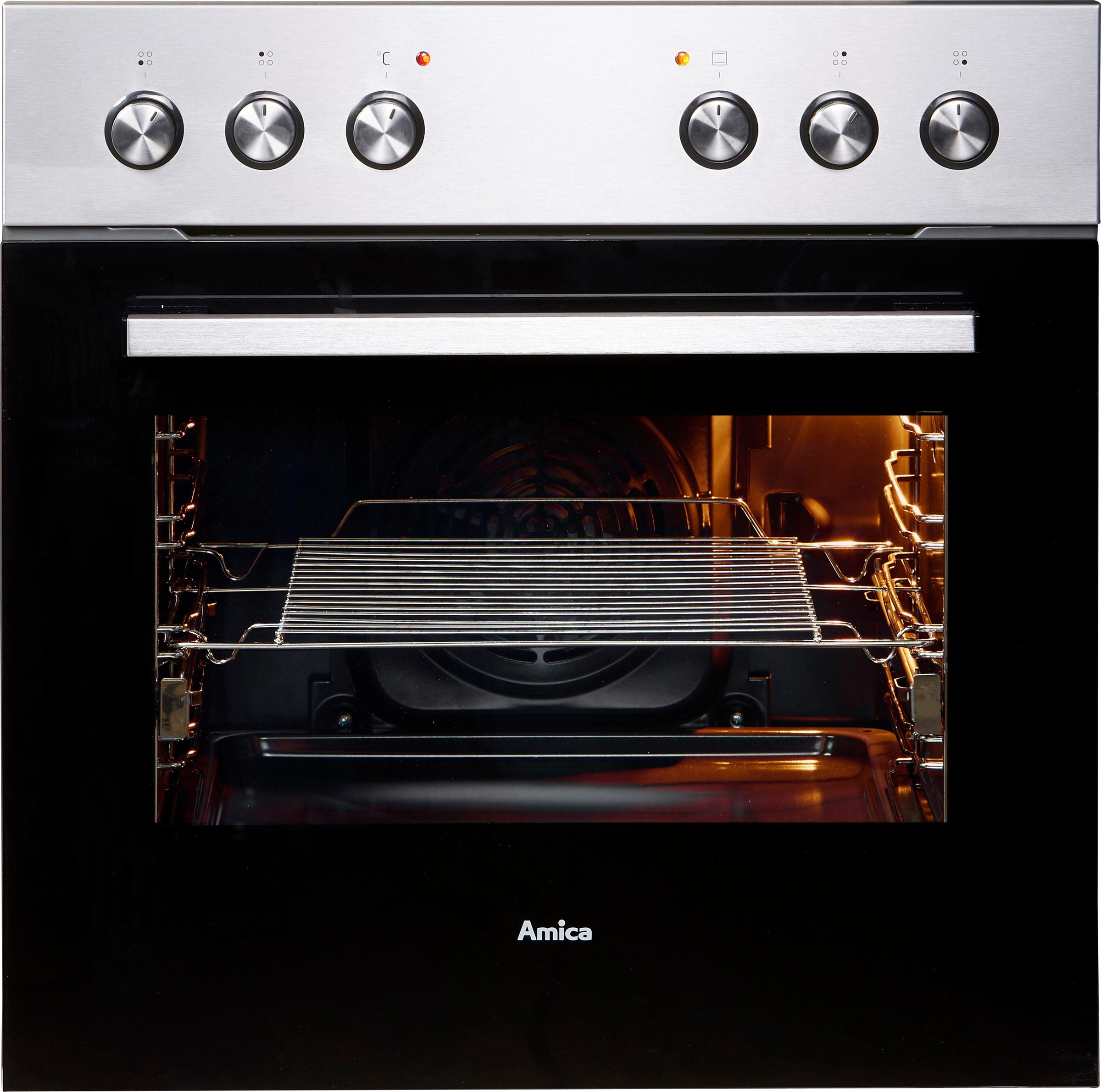 Amica Elektro-Herd-Set »EHC 933 011 E«, mit 1-fach-Teleskopauszug, Steam Clean, SteamClean