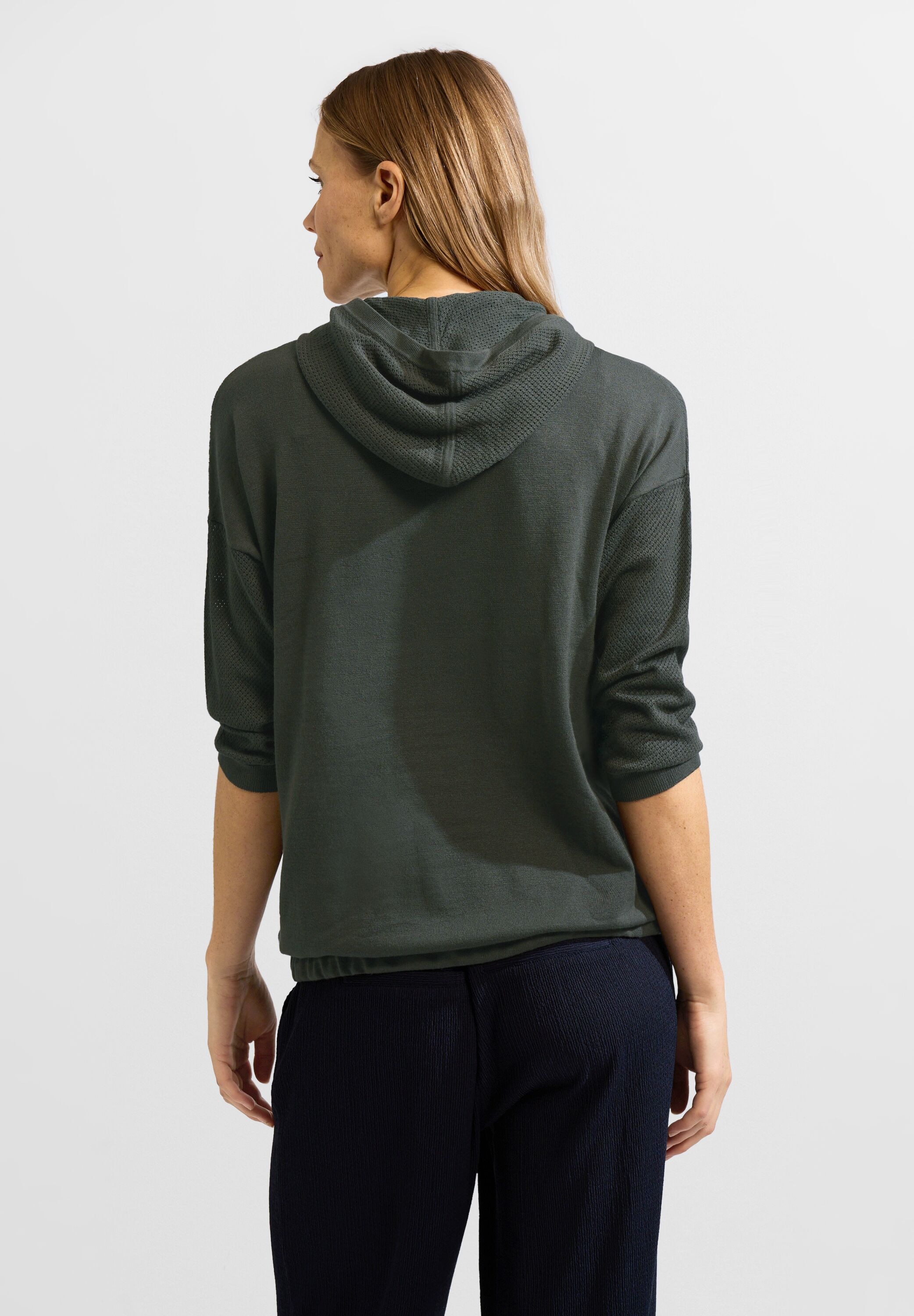 Cecil Kapuzenpullover, mit Mesh-Elementen