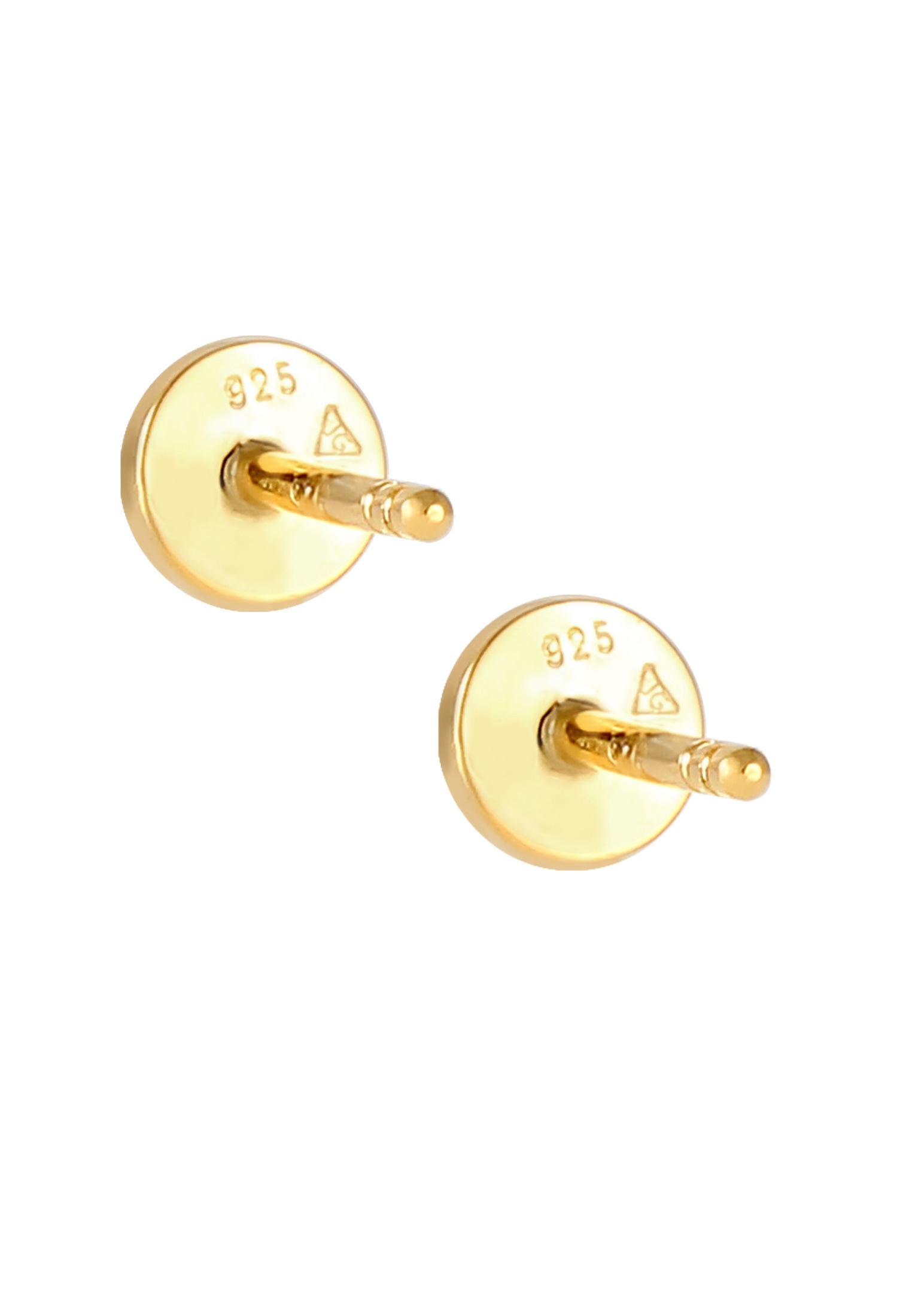 Elli Paar Ohrstecker »Ohrringe Kreis Basic Rund Matt 925 Silber«