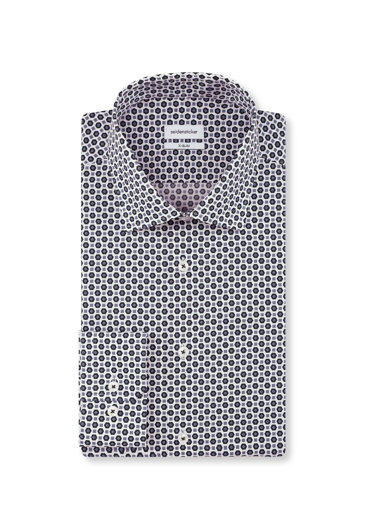 seidensticker Businesshemd »X-Slim« X-Slim 1/1 Kentkragen Druck