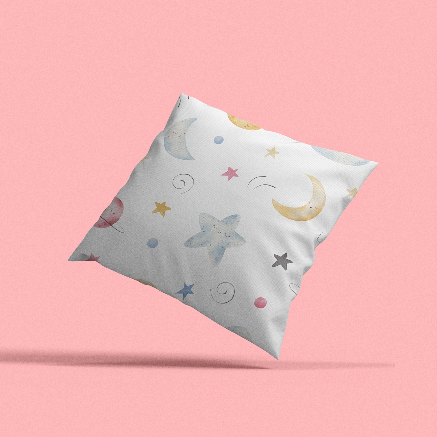 queence Dekokissen »Sterne«, Kissenhülle mit HD Premium Druck, geruchsneutral, 40x40cm