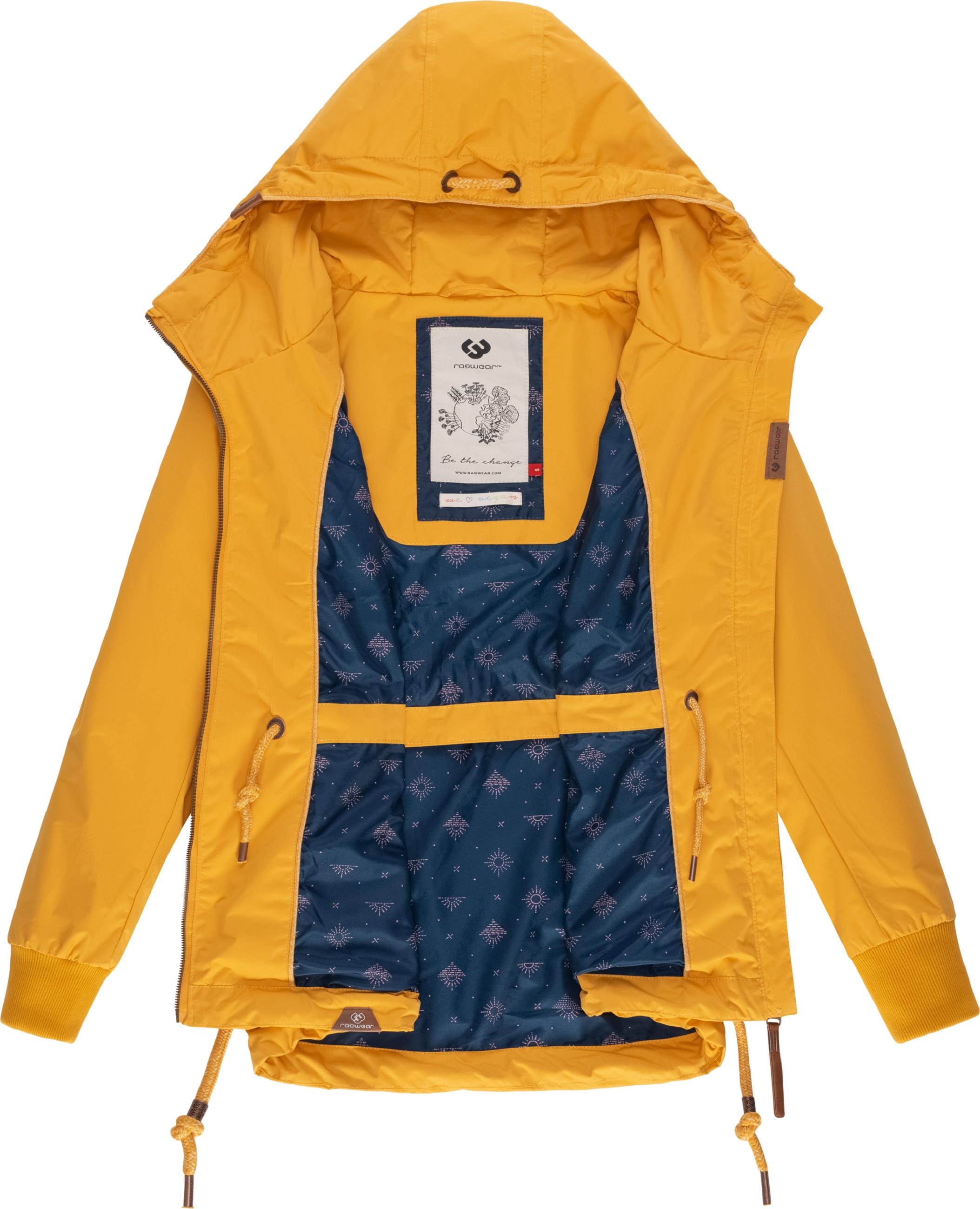Ragwear Outdoorjacke »Übergangsjacke Danka«, mit Kapuze, Wasserdichte Übergangsjacke mit großer Kapuze
