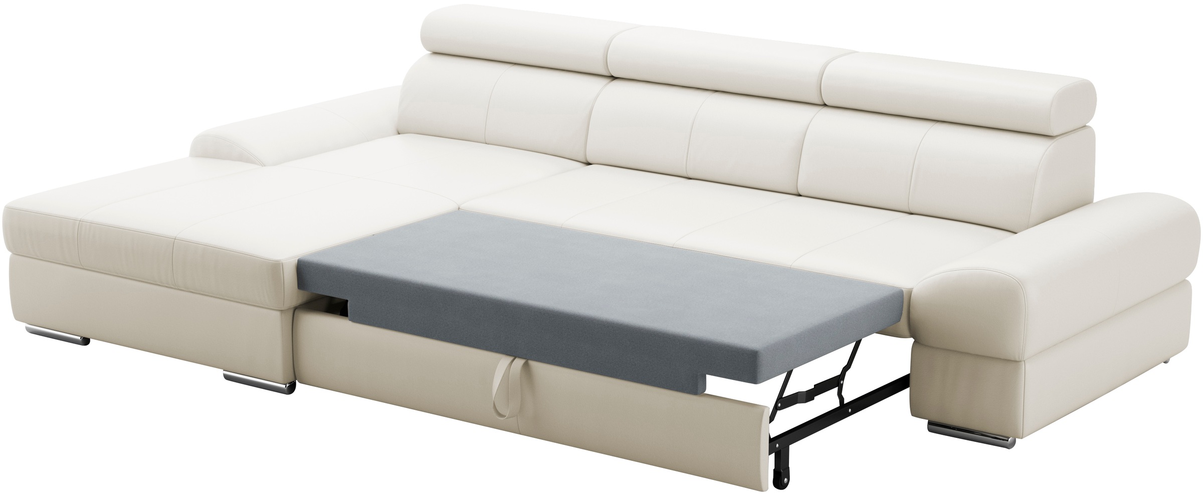 sit&more Ecksofa Broadway, mit verstellbaren Kopfteilen, wahlweise mit Bettfunktion