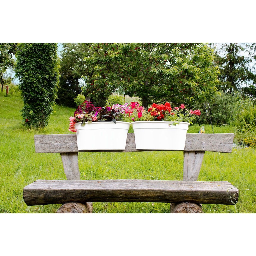 KHW Balkonkasten »Flowerclip XXL«, (Set, 2 St.)