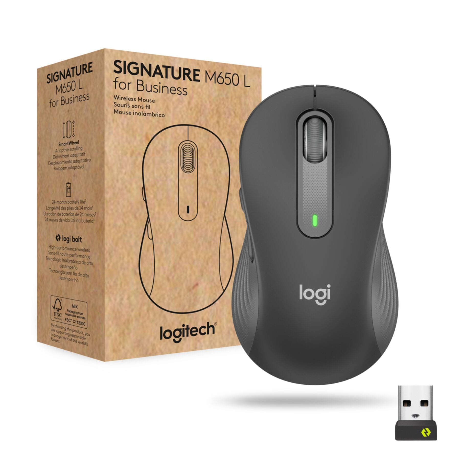 Logitech Maus »Signature M650 L for Business«