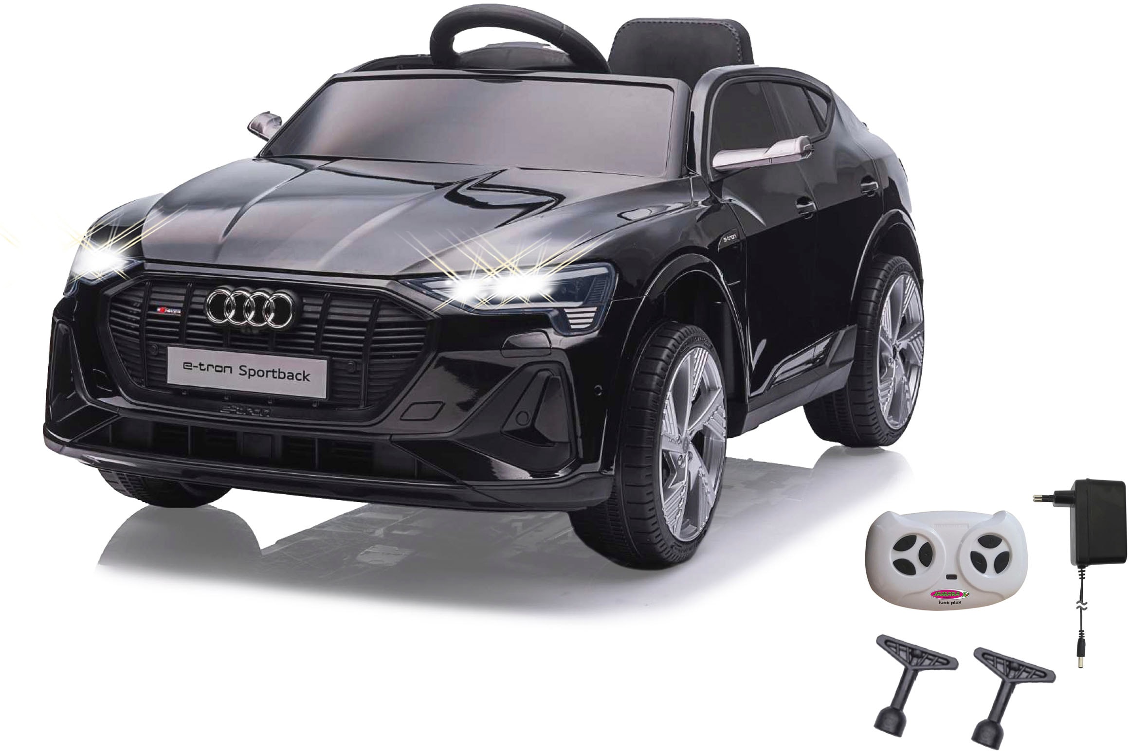 Elektro-Kinderauto »Ride-on Audi e-tron Sportback schwarz«, ab 3 Jahren, bis 25 kg,...