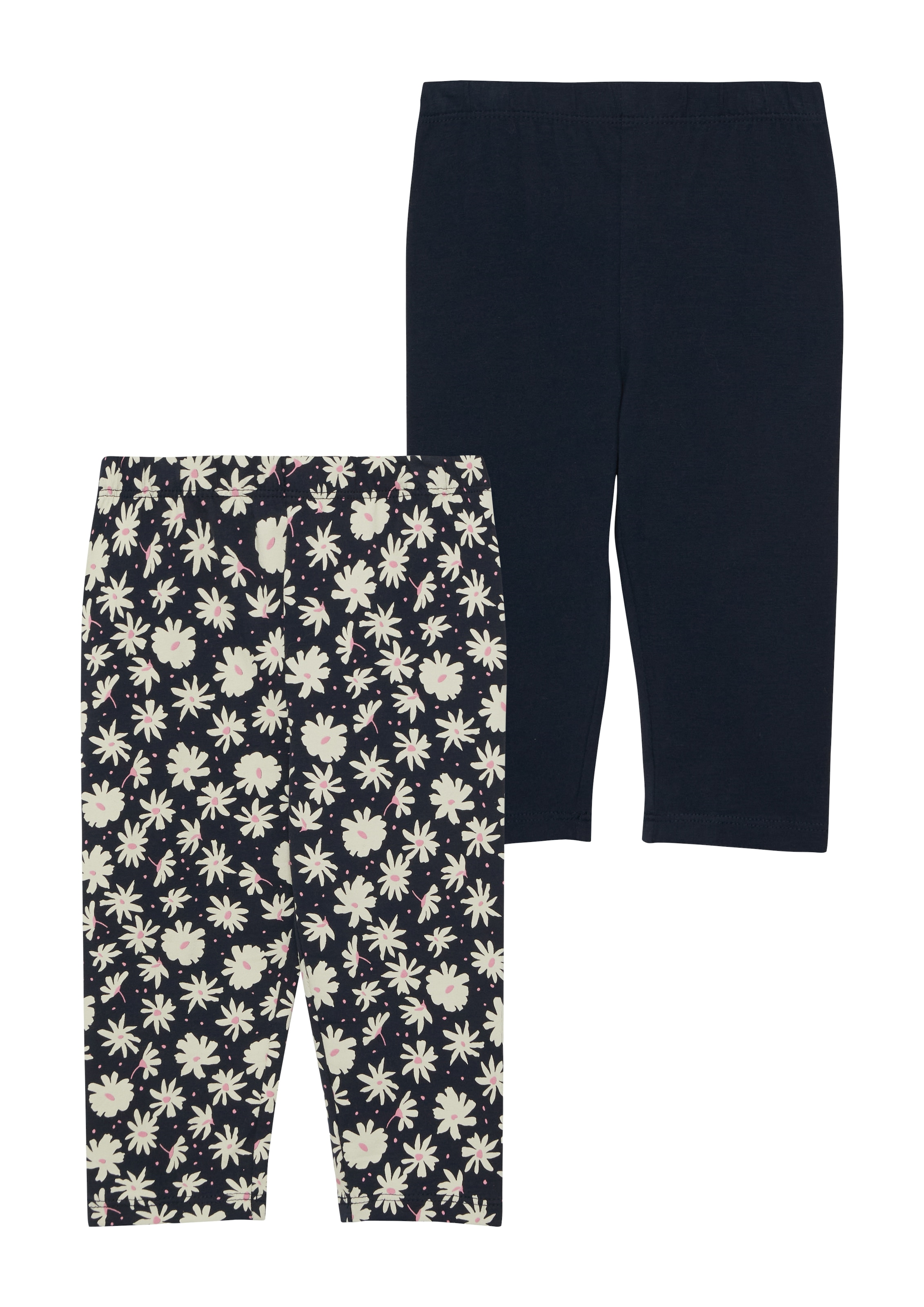 s.Oliver Junior 3/4-Leggings  2er Pack, für Girls, unifarben und gemustert