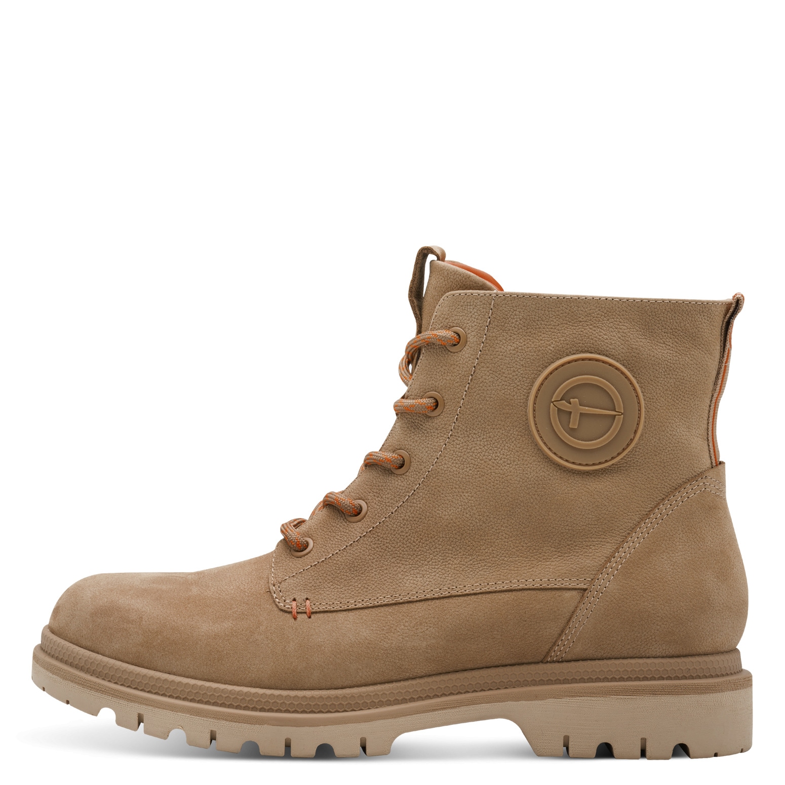 Tamaris Schnürboots  , Blockabsatz, Schnürstiefelette mit schönem Logo-Emblem