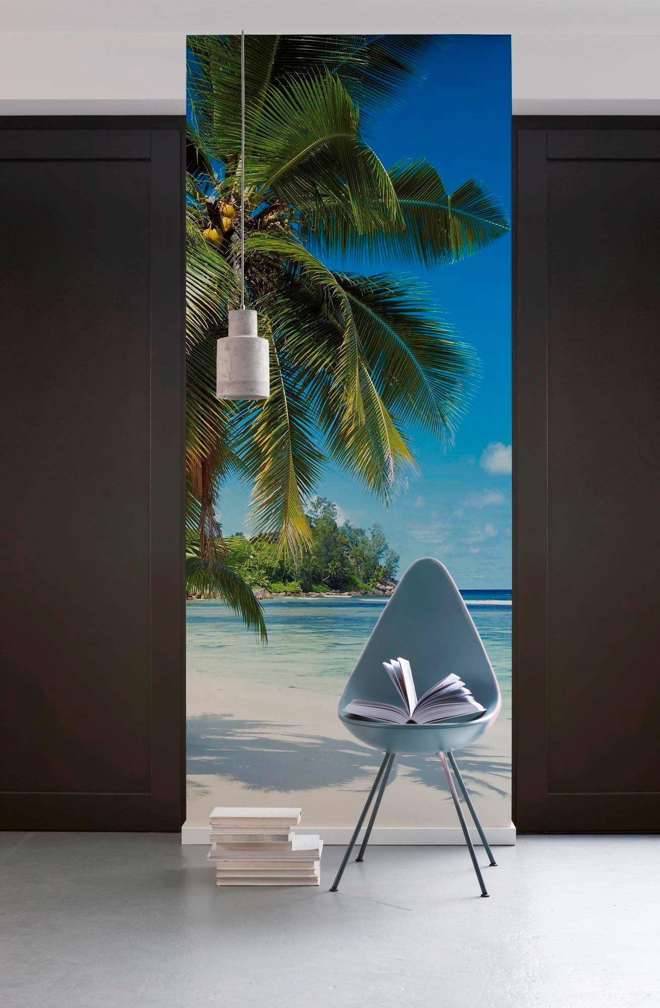 Komar Vliestapete »Digitaldruck Vlies -  Coconut Bay - Größe 100 x 280 cm« bedruckt glatt Wohnzimmer, Schlafzimmer