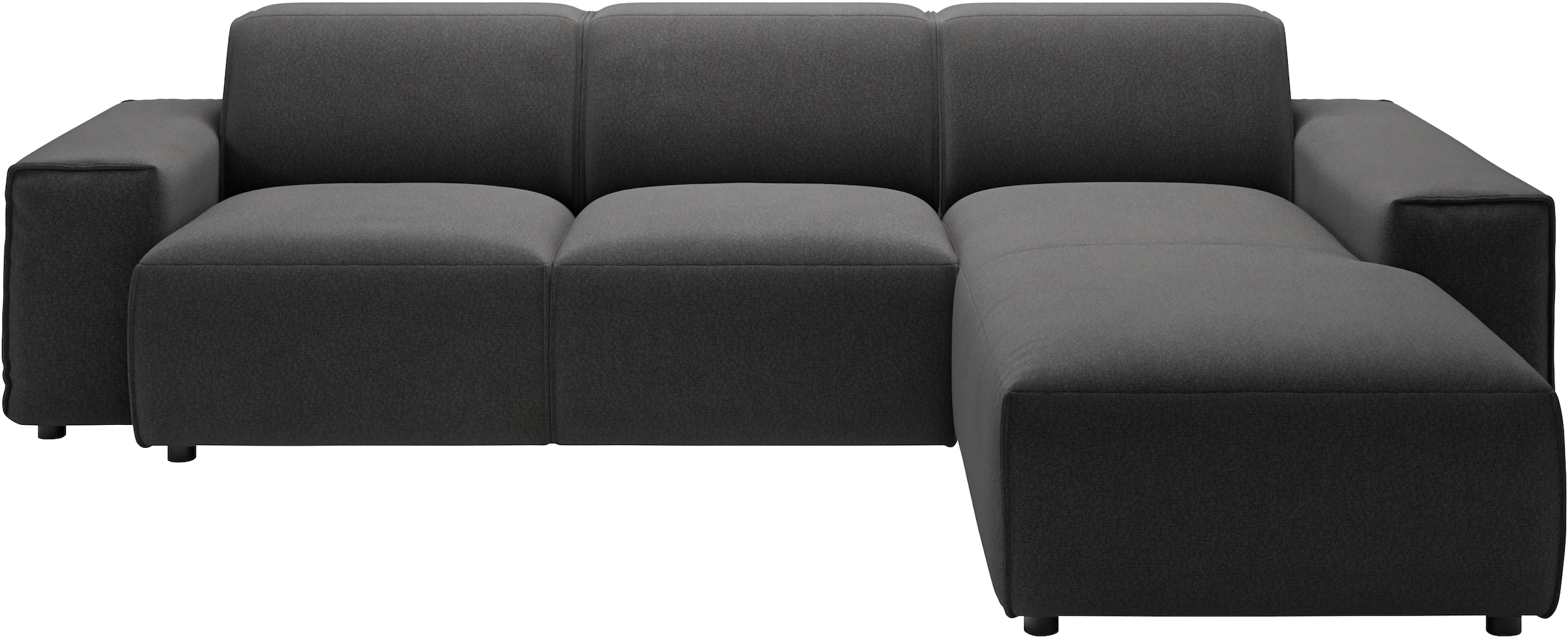 andas Ecksofa »Glimminge L-Form auch in Breitcord, Feincord + Easy care-Bezug,«, Breite 264, Zierkissen