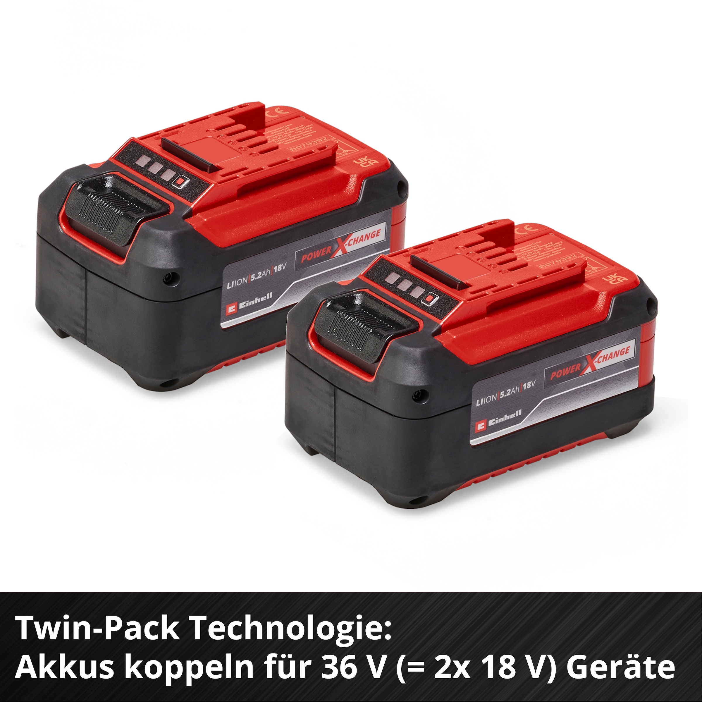 Einhell Akku Starter-Set »»PXC-Starter-Kit««, 18 V, 5,2 Ah, inkl. Schnellladegerät