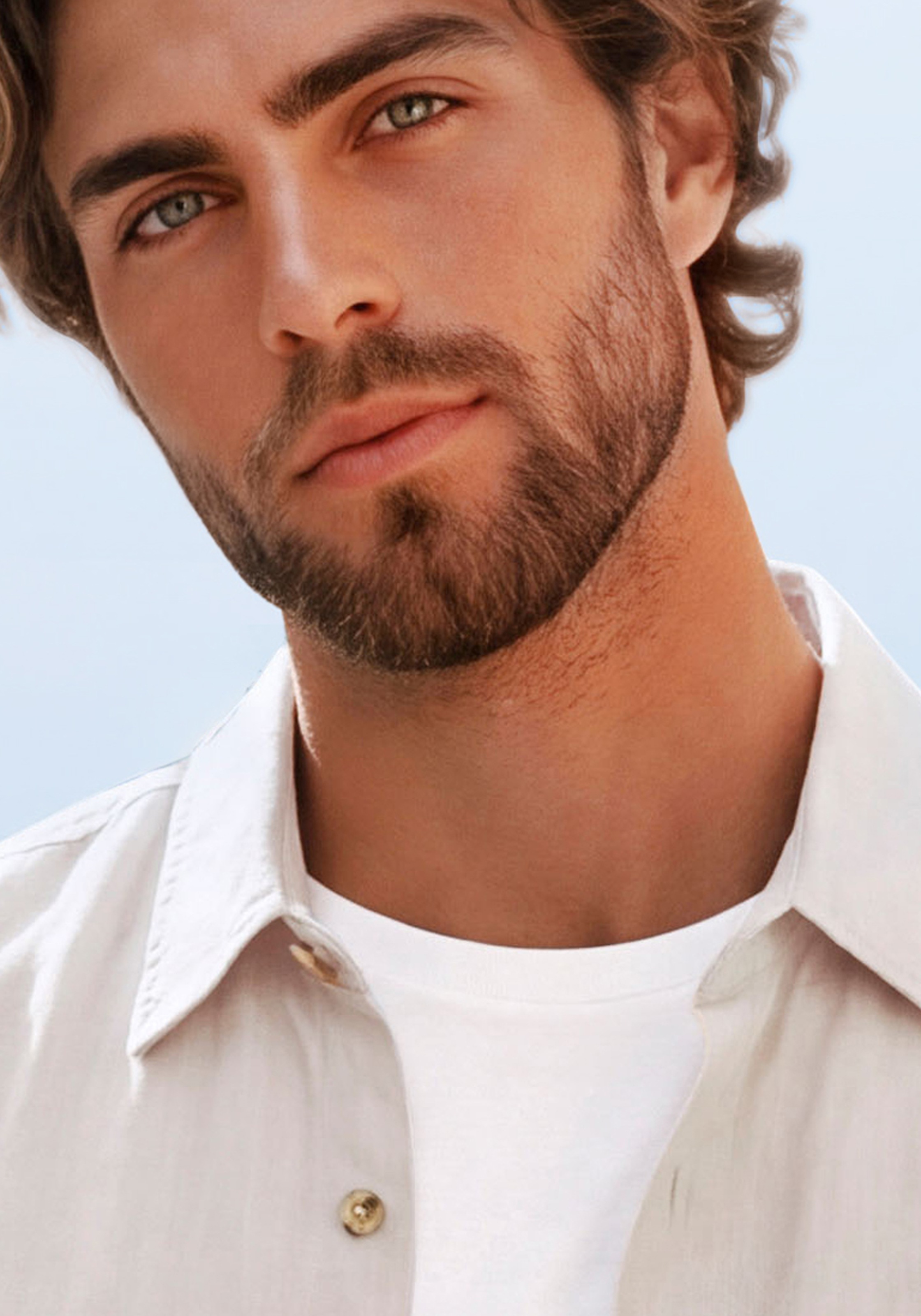 John Devin Kurzarmhemd », Leinenhemd«