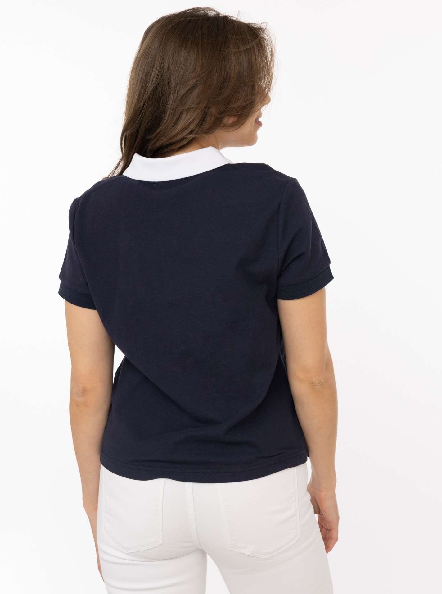Zwillingsherz Poloshirt »Maritim« kontrastierende Polokragen mit Knopfleiste, Brustlogo mit Anker