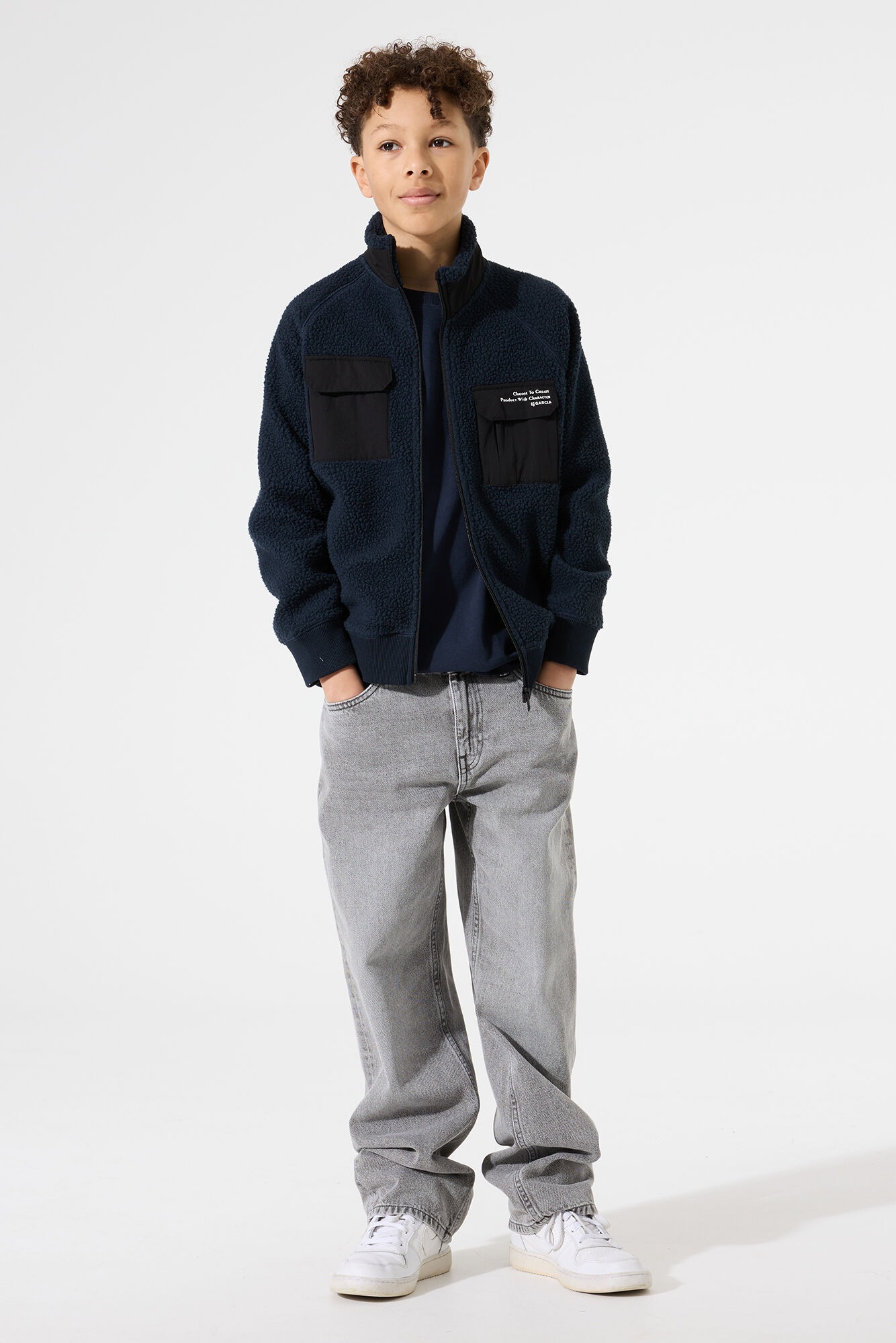 Garcia Sweatjacke , mit Struktur for BOYS
