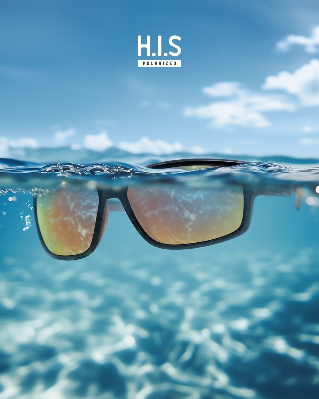 H.I.S Sonnenbrille »mit hochwertigen, blauverspiegelt polarisierende Gläser« 3 Stk. Vollrandrahmen, ovale Form, für SIE und IHN