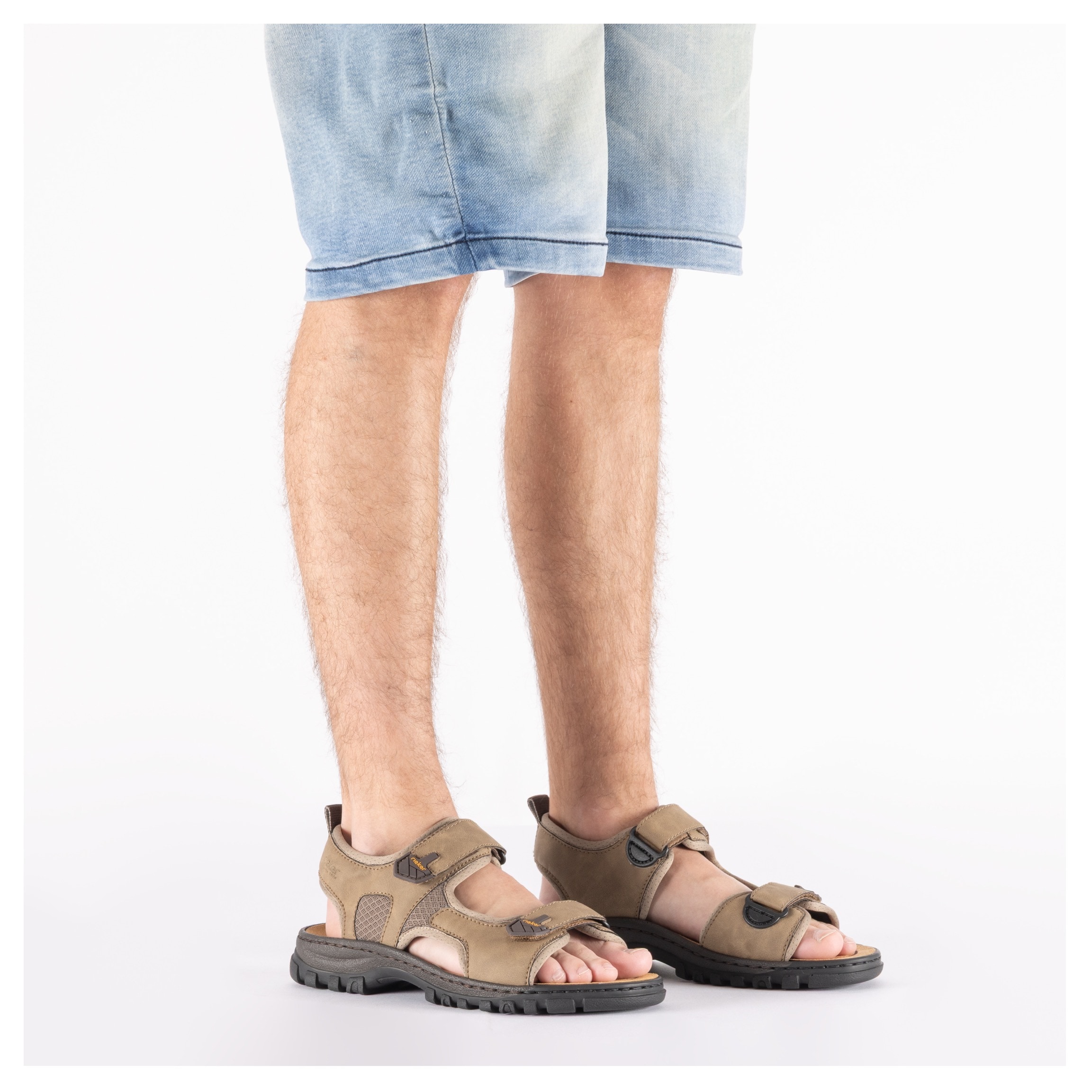 Rieker Sandale  Trekkingsandale, Outdoorsandale, Sommerschuh mit Klettriemchen