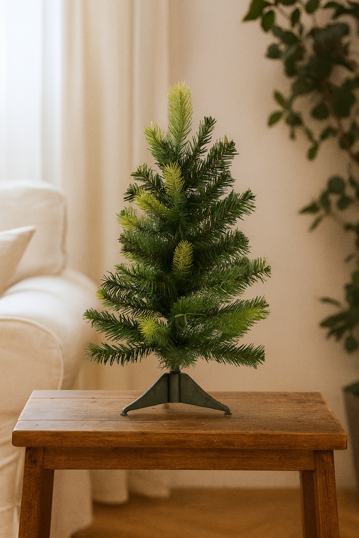 I.GE.A. Künstlicher Weihnachtsbaum »Tannenbaum« Mini Christbaum Weichnadel Kunsttanne Dekobaum Weihnachtsdeko Tanne