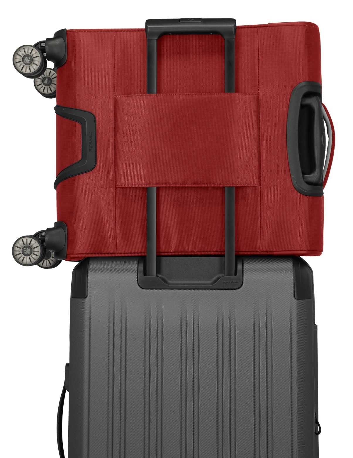 travelite Handgepäck-Trolley »JETPACK Max 4 Cabin Handgepäck Koffer« 41 l 4 Rollen Weichgepäck, passend für Ryanair, Condor und viele gängige Airlines
