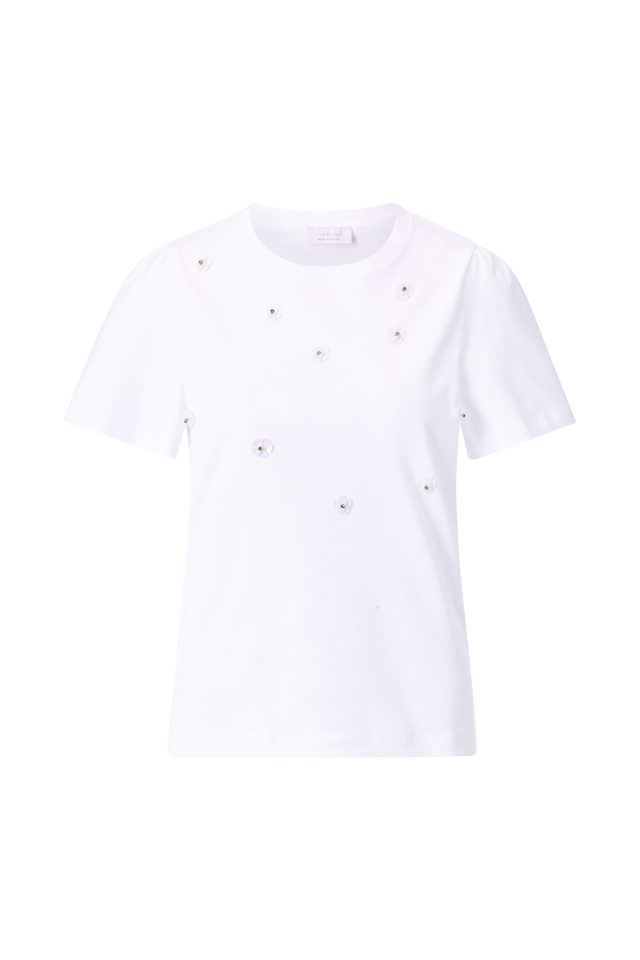 RICHROYAL Kurzarmshirt, Mit Rundhalsausschnitt