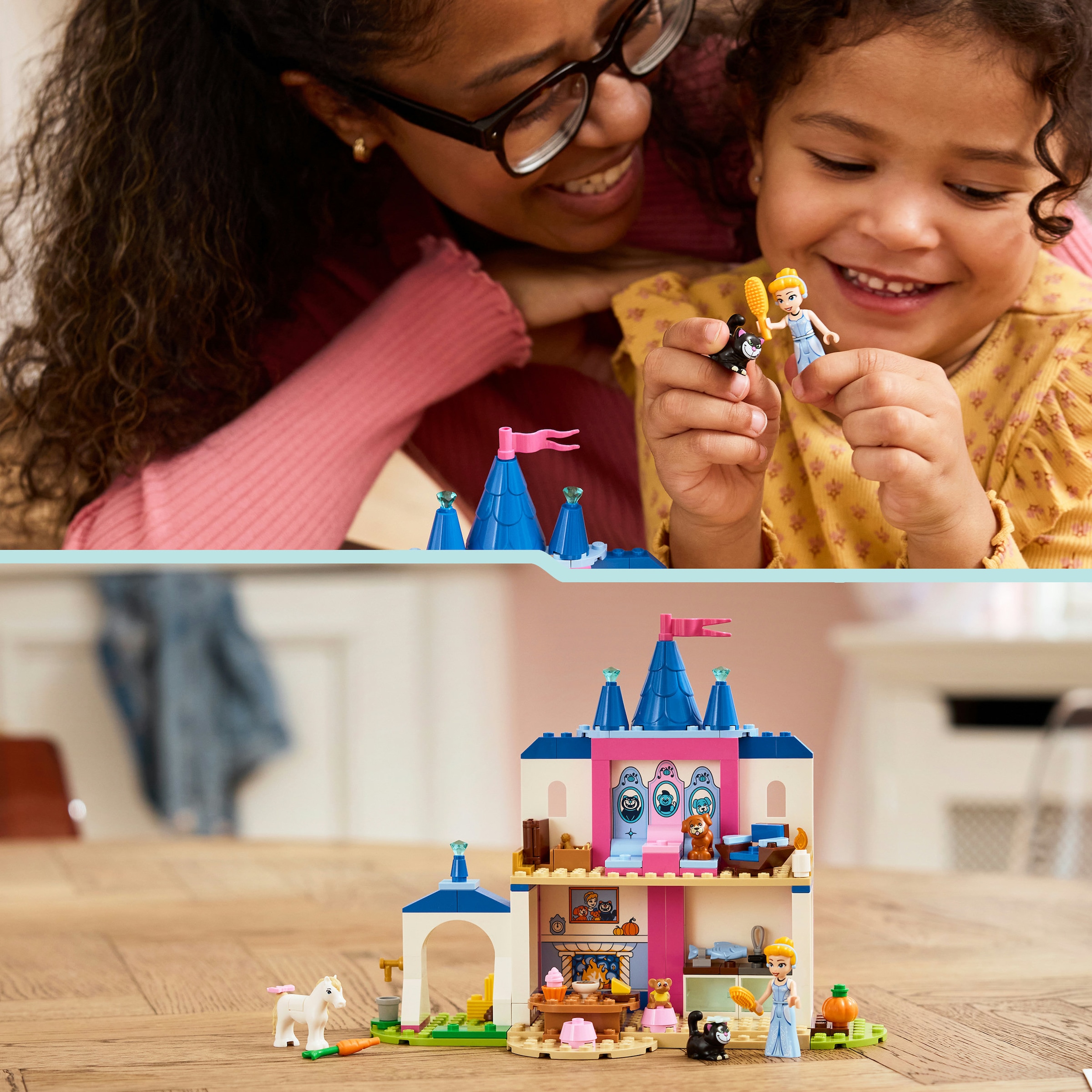 LEGO® Konstruktionsspielsteine »Cinderellas Tierpalast (43283), LEGO Disney Princess« Made in Europe
