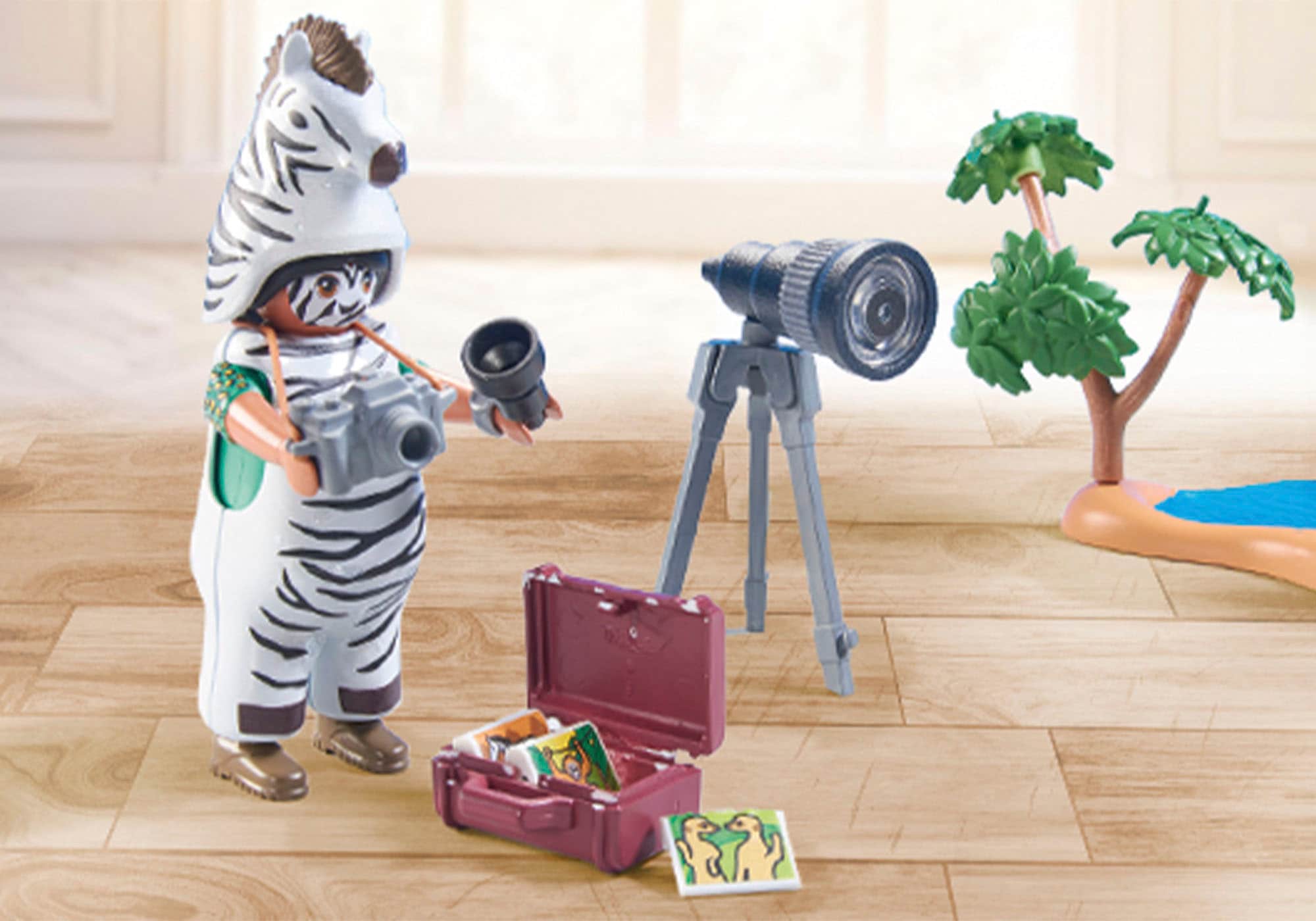 Playmobil® Konstruktions-Spielset »Unterwegs mit der Tierfotografin (71295), Wiltopia«, (36 St.), teilweise aus recyceltem Material; Made in Europe