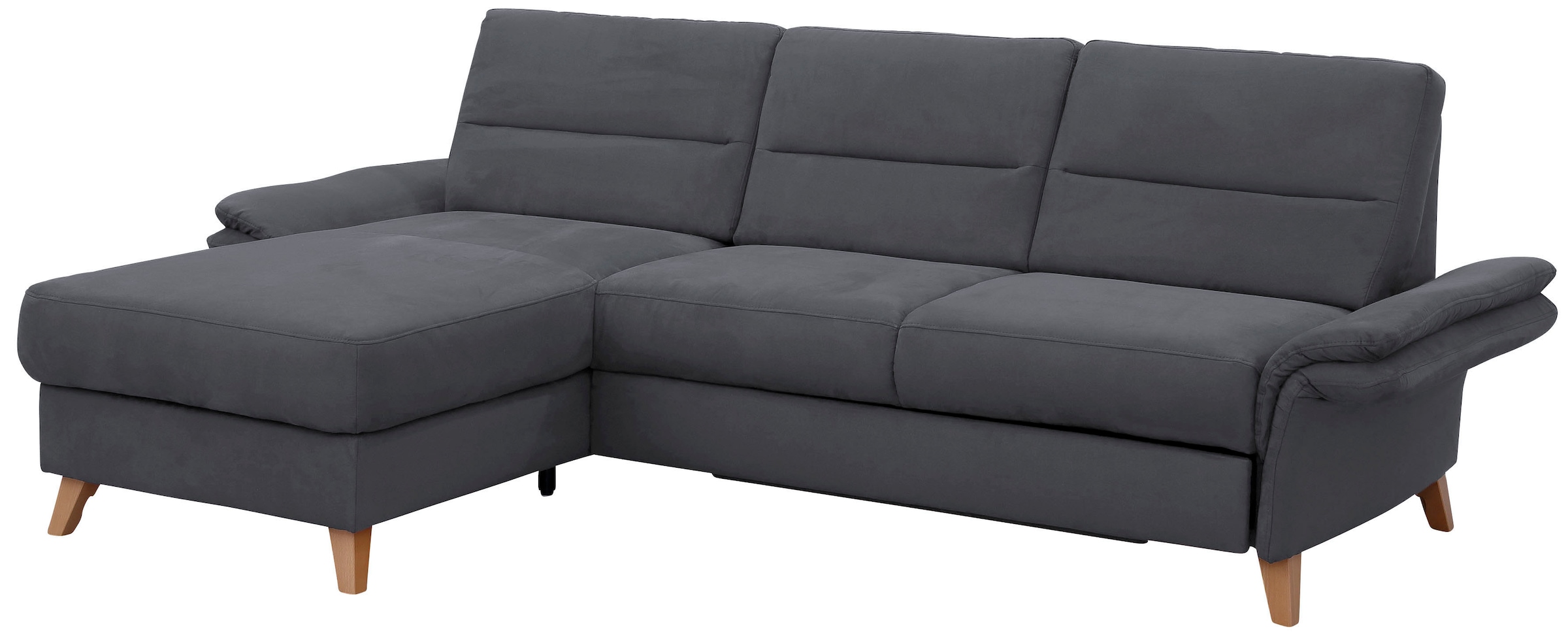 Home affaire Ecksofa »Westerland L-Form« Federkern-Polsterung, wahlweise mit Bettfunktion, Bettkasten