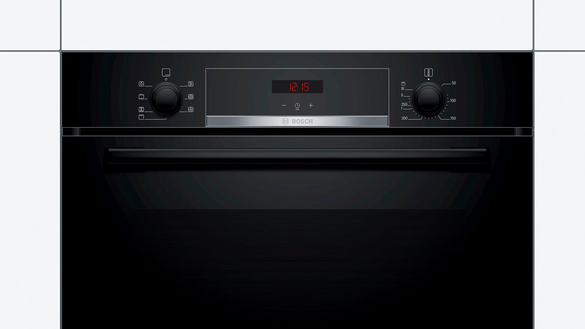 BOSCH Einbaubackofen 4 »HBA533BB1«, mit Teleskopauszug nachrüstbar, ecoClean Direct