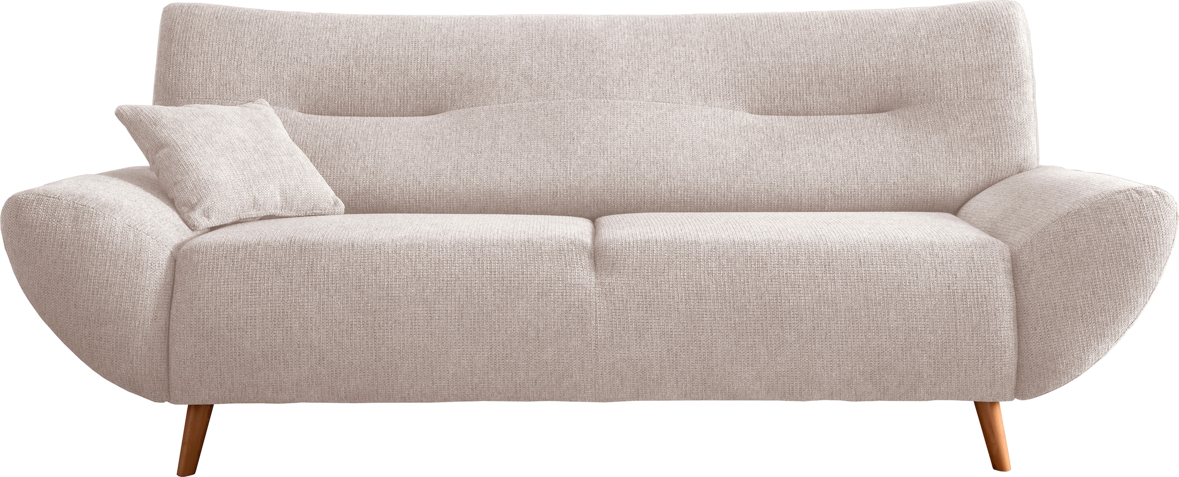 INOSIGN Polstergarnitur »Drago elegant und zeitlos, komfortabel, moderne Formensprache«, (Set, 3 tlg., 3-Sitzer, 2-Sitzer und Sessel), als Sessel/Polsterecke erhältlich, versch. Stoffe, inkl. 2 Zierkissen