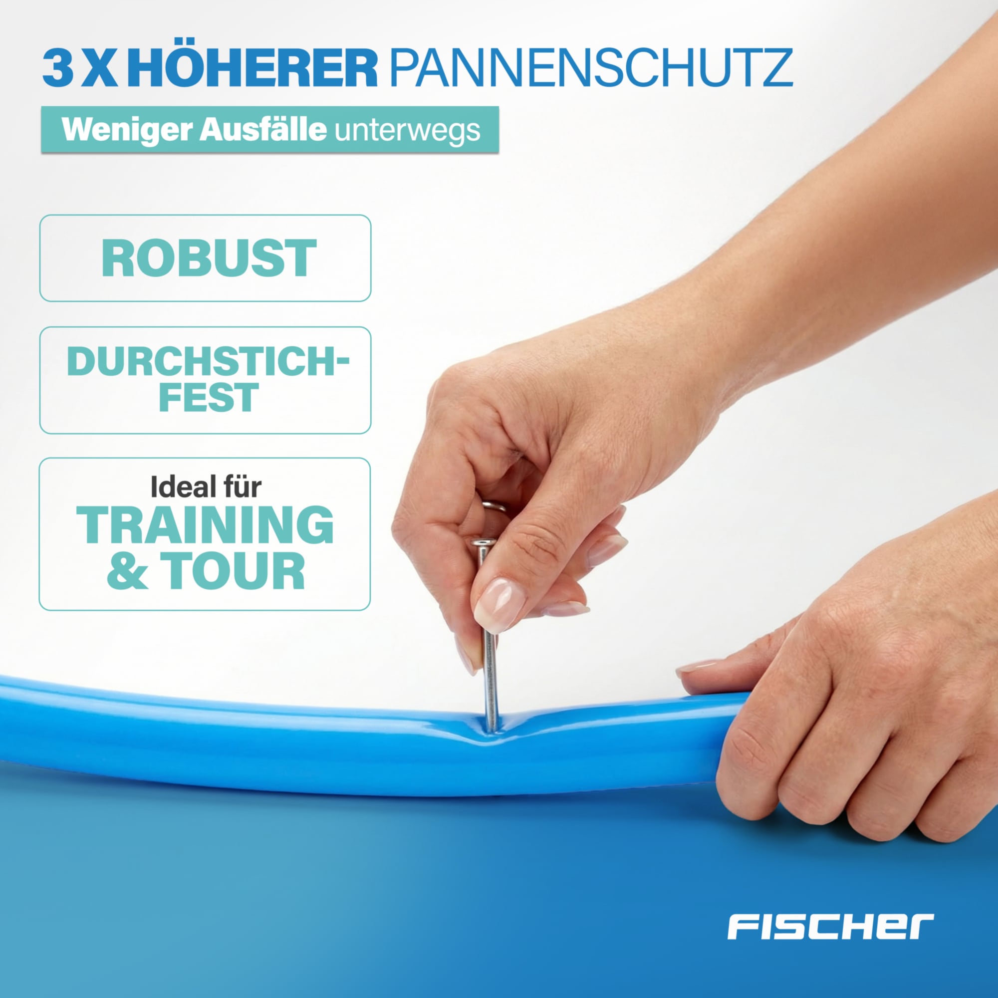 FISCHER Fahrrad Fahrradschlauch »TPU-Schlauch Road 28" 25/32-622«