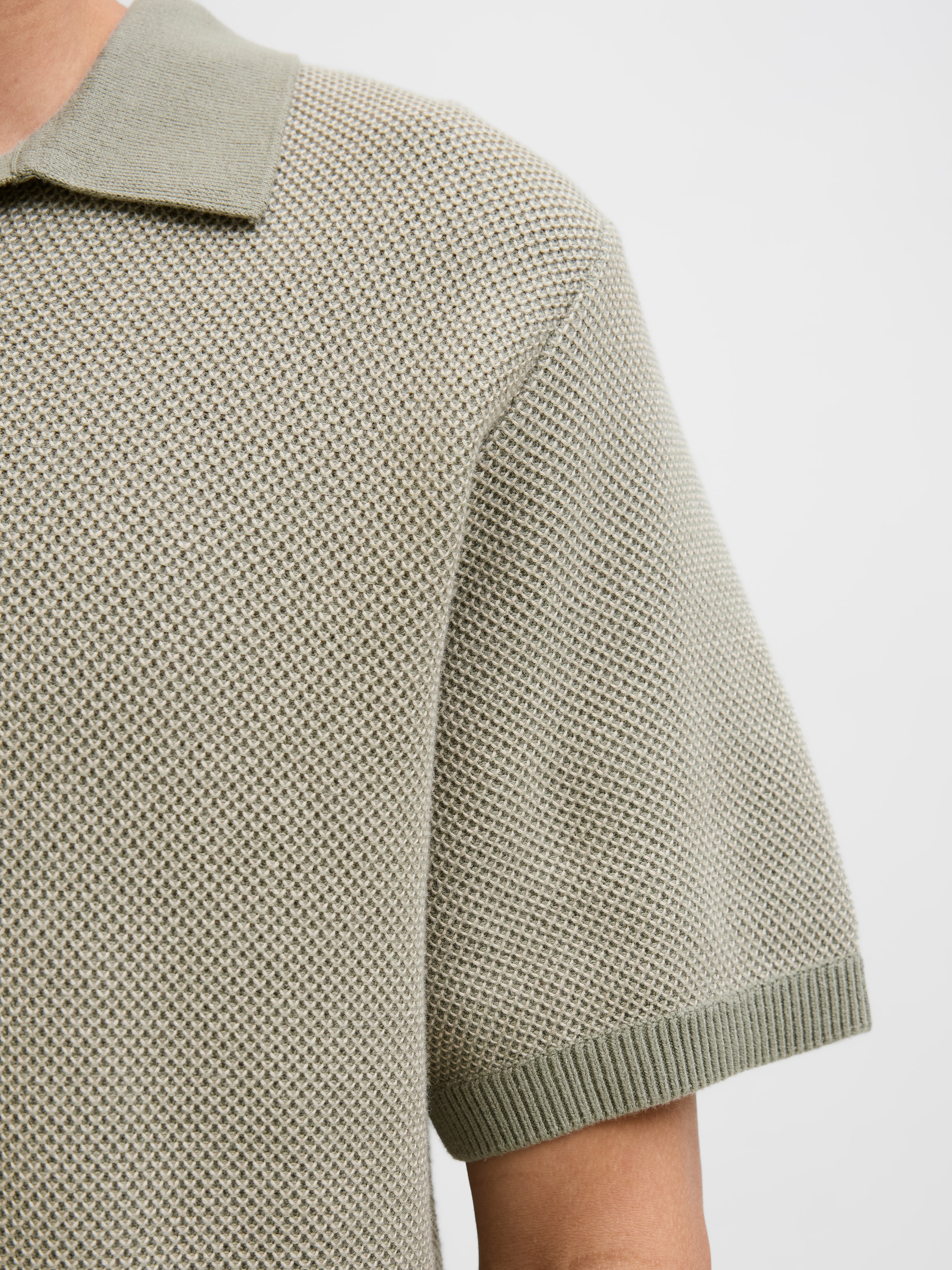 Jack & Jones Rundhalspullover »JPRCCEASTON KNIT SPLIT NECK SS SN«