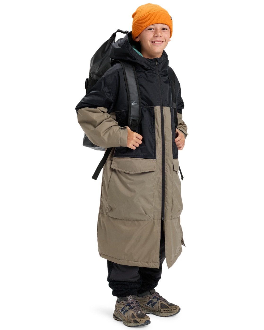 Quiksilver Fleeceponcho »Full Rig« mit Kapuze