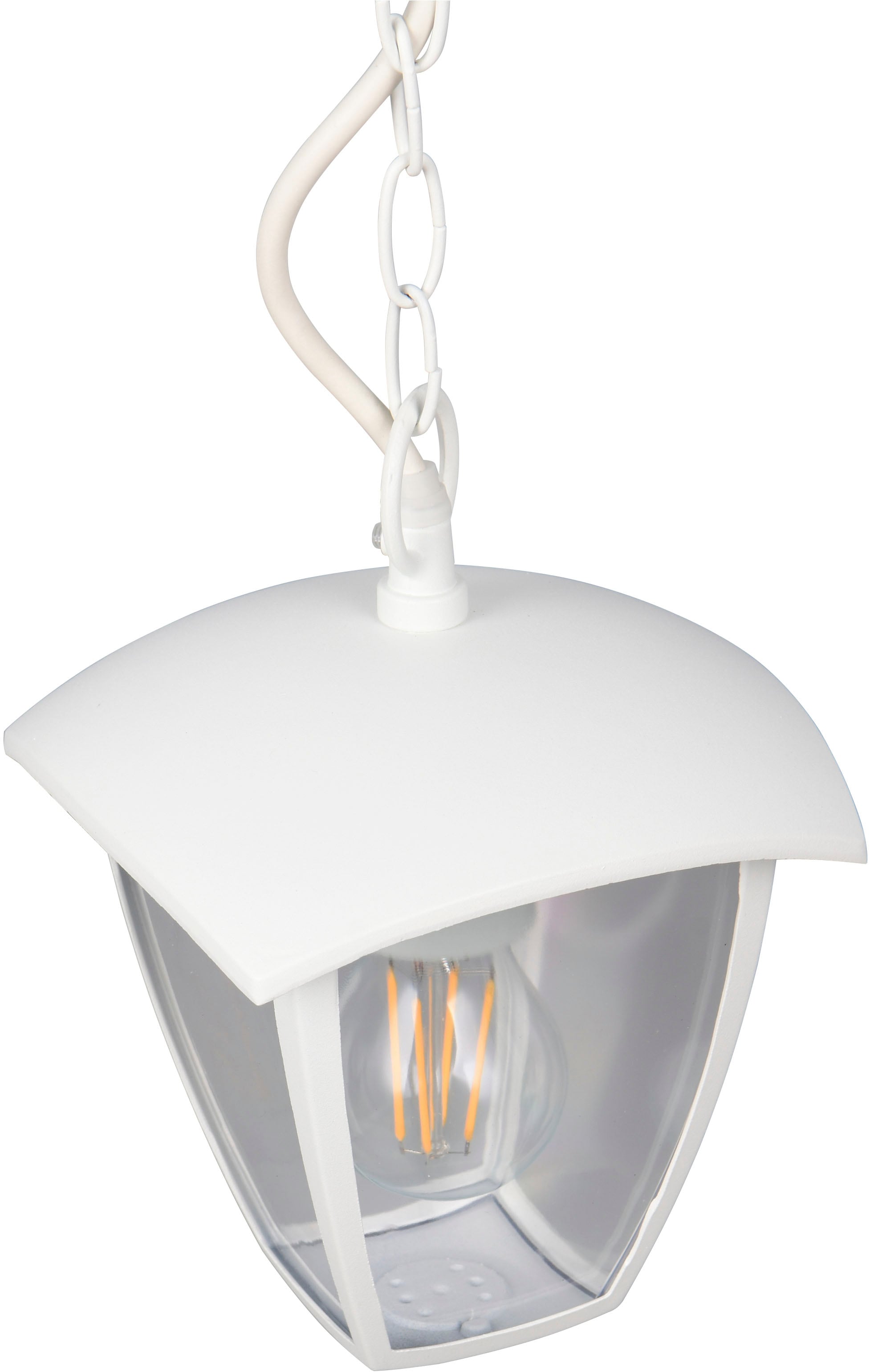 TRIO Leuchten Außen-Deckenleuchte »VENTA, Outdoor Pendelleuchte 1-flammig, exkl 1x E27 max 10W, IP44« E27 1 Stk. warmweiß - kaltweiß Terrassen Hängelampe, Pendelleuchte Garten max Höhe 82cm