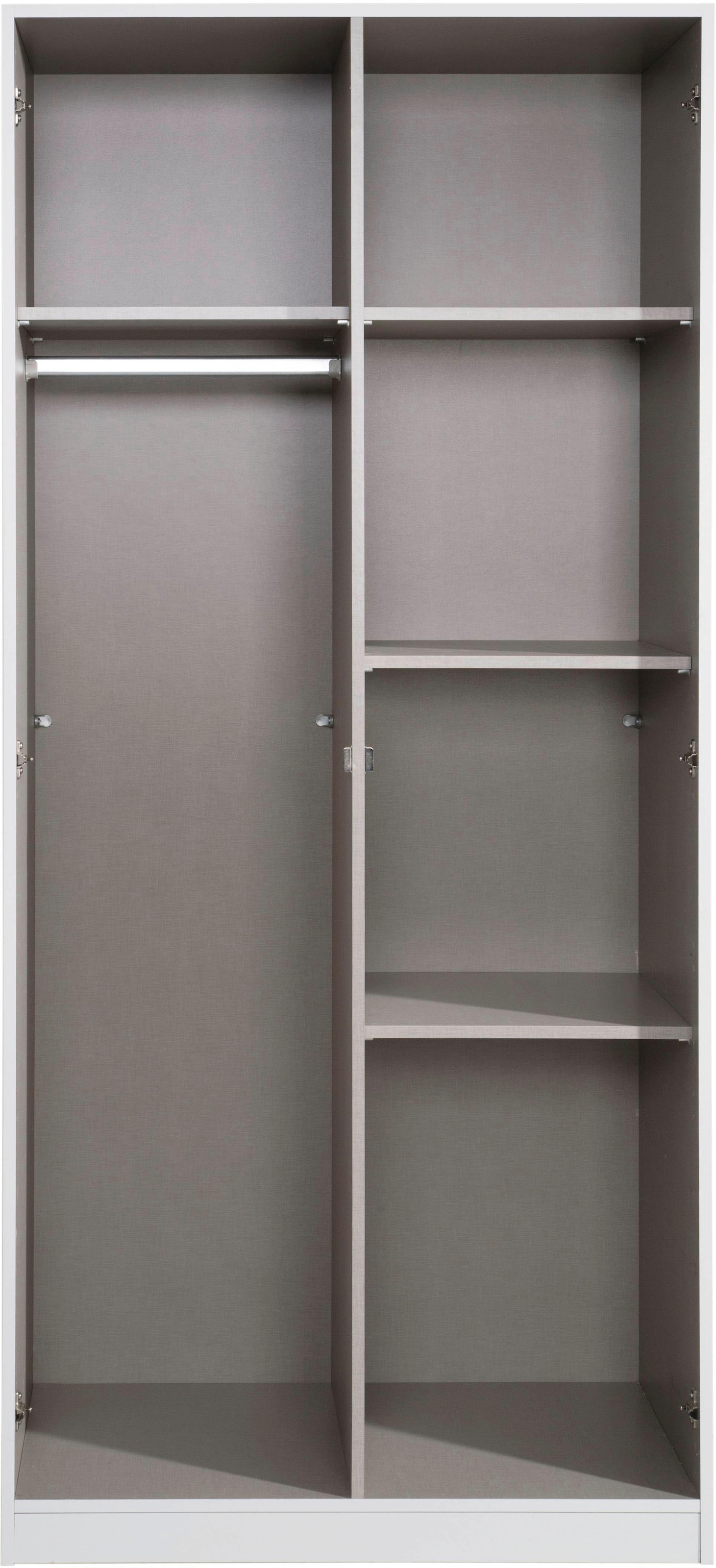 rauch Drehtürenschrank »Kleiderschrank Schrank Garderobe Schlafzimmer Büroschrank BUCHHOLZ«, (mit Schloss, in Breite 47 und 90 cm), viel Stauraum mit abschließbaren Türen MADE IN GERMANY