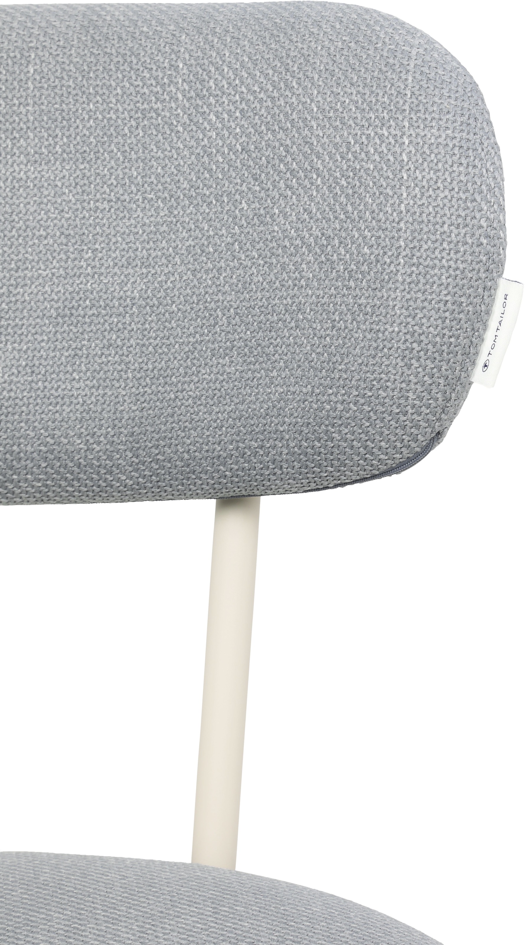 TOM TAILOR HOME 4-Fußstuhl »SOFT PAD CHAIR«, (Set), 2 St., Webstoff, Esszimmerstuhl, 4-Fußgestell, mit Rückenausschnitt