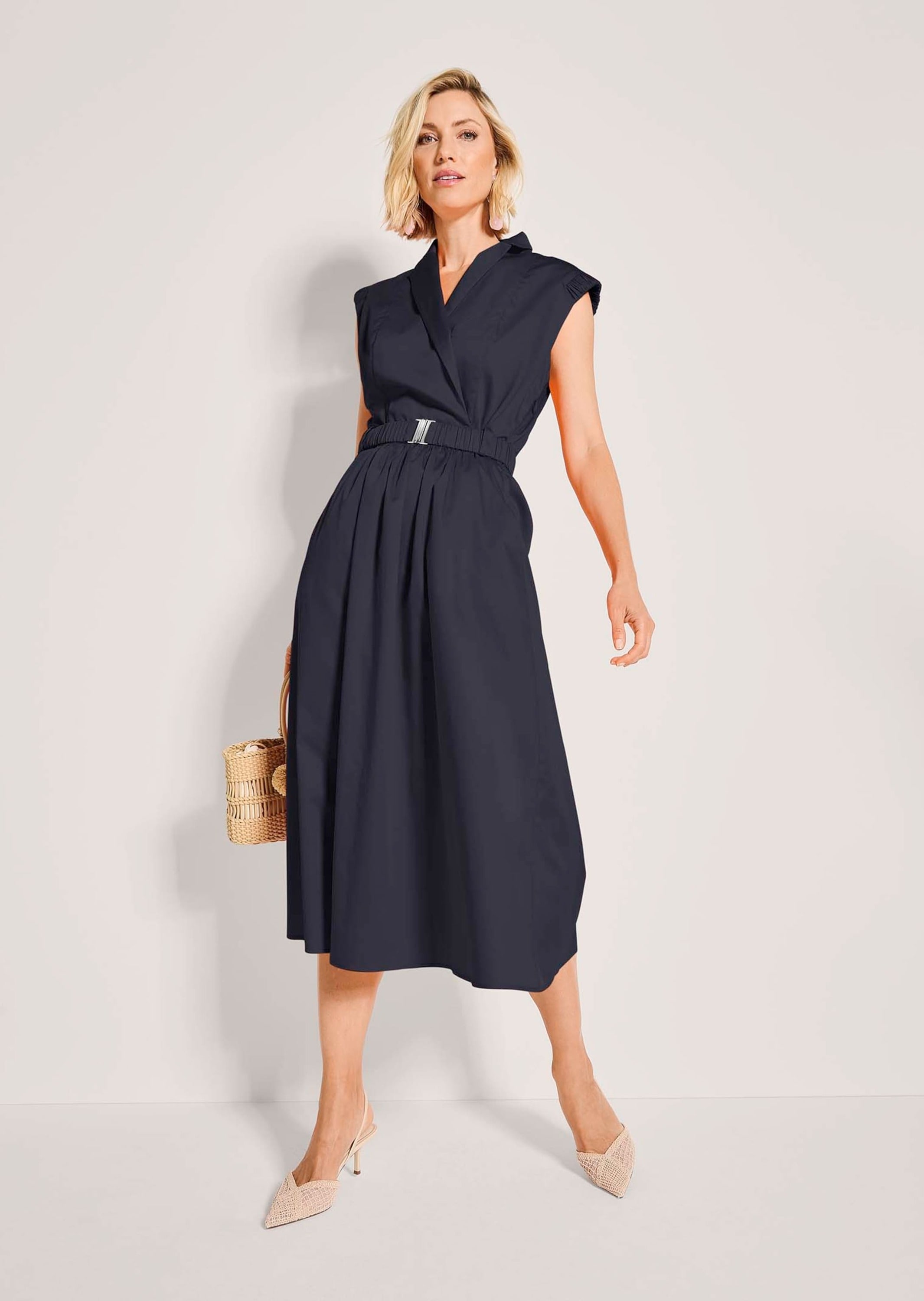 MADELEINE Midikleid »Wickelkleid Sommerkleid mit Gürtel«