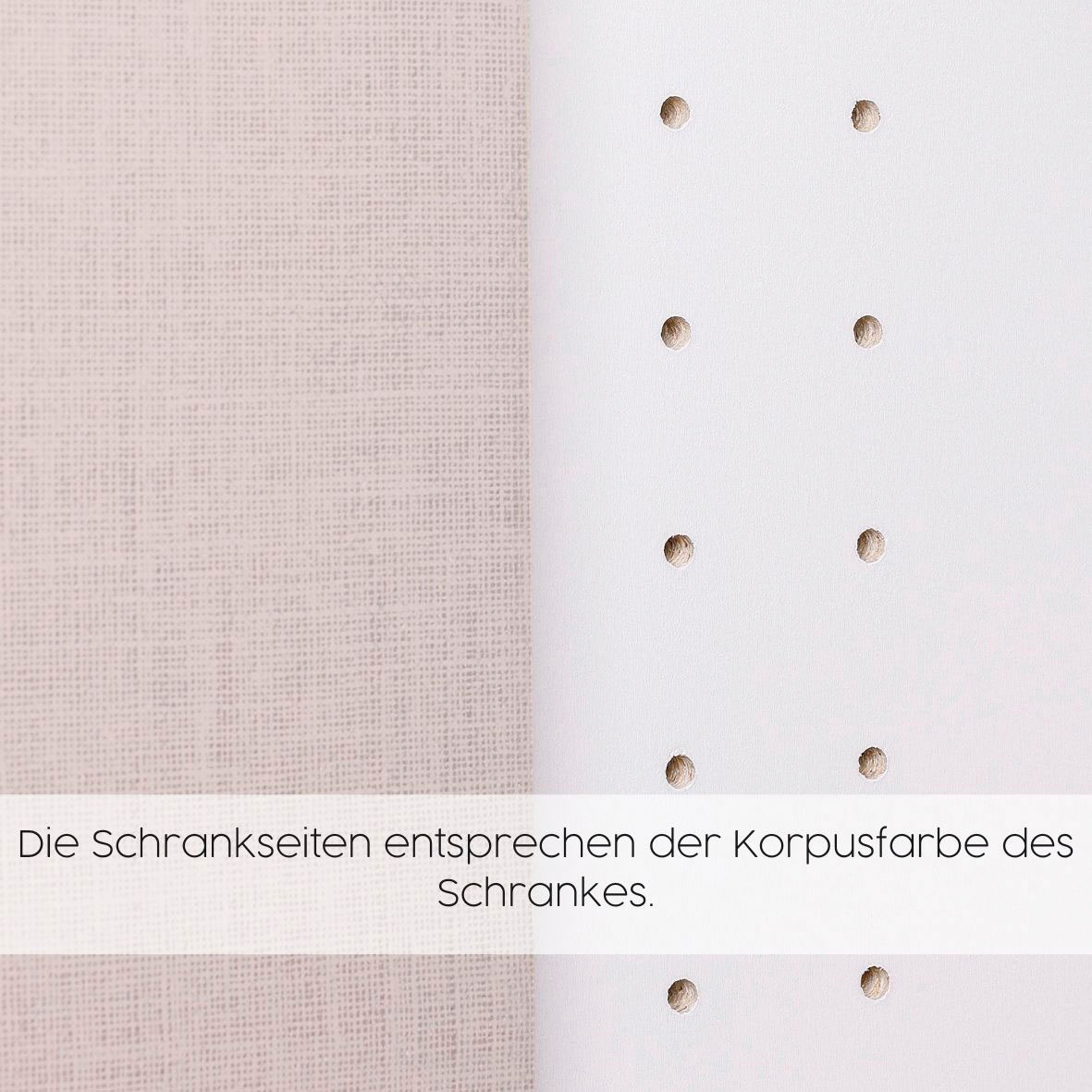 rauch Drehtürenschrank »Kleiderschrank Schrank Garderobe Wäscheschrank NAGATA viel Stauraum«, (in 3 verschiedenen Ausstattungen BASIC/CLASSIC/PREMIUM), mit Schubladen sowie Stangengriffen TOPSELLER MADE IN GERMANY