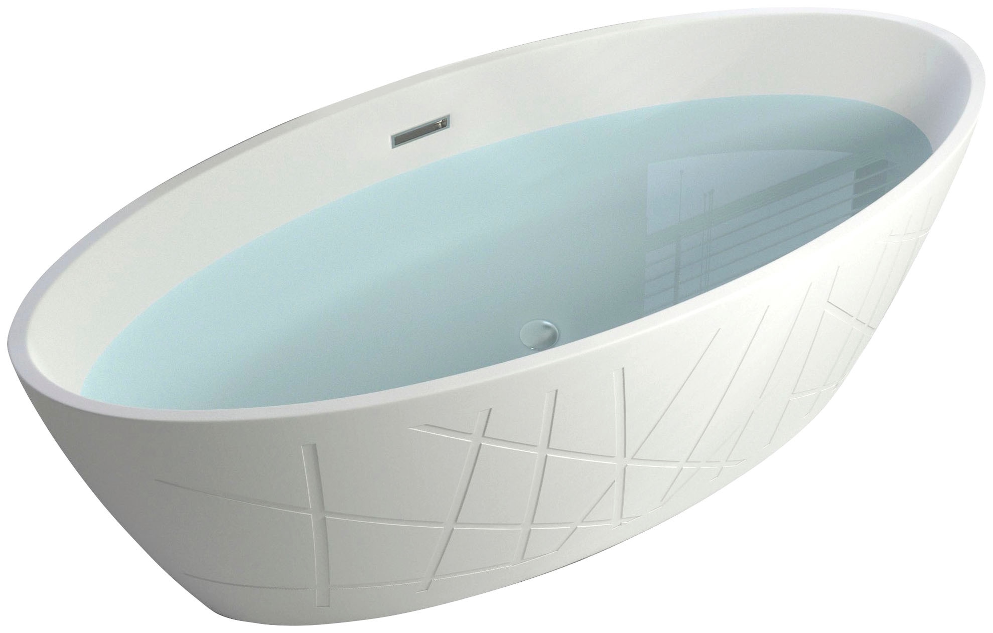 Sanotechnik Badewanne »Manhatten«, Maße: 170x80,6x60cm