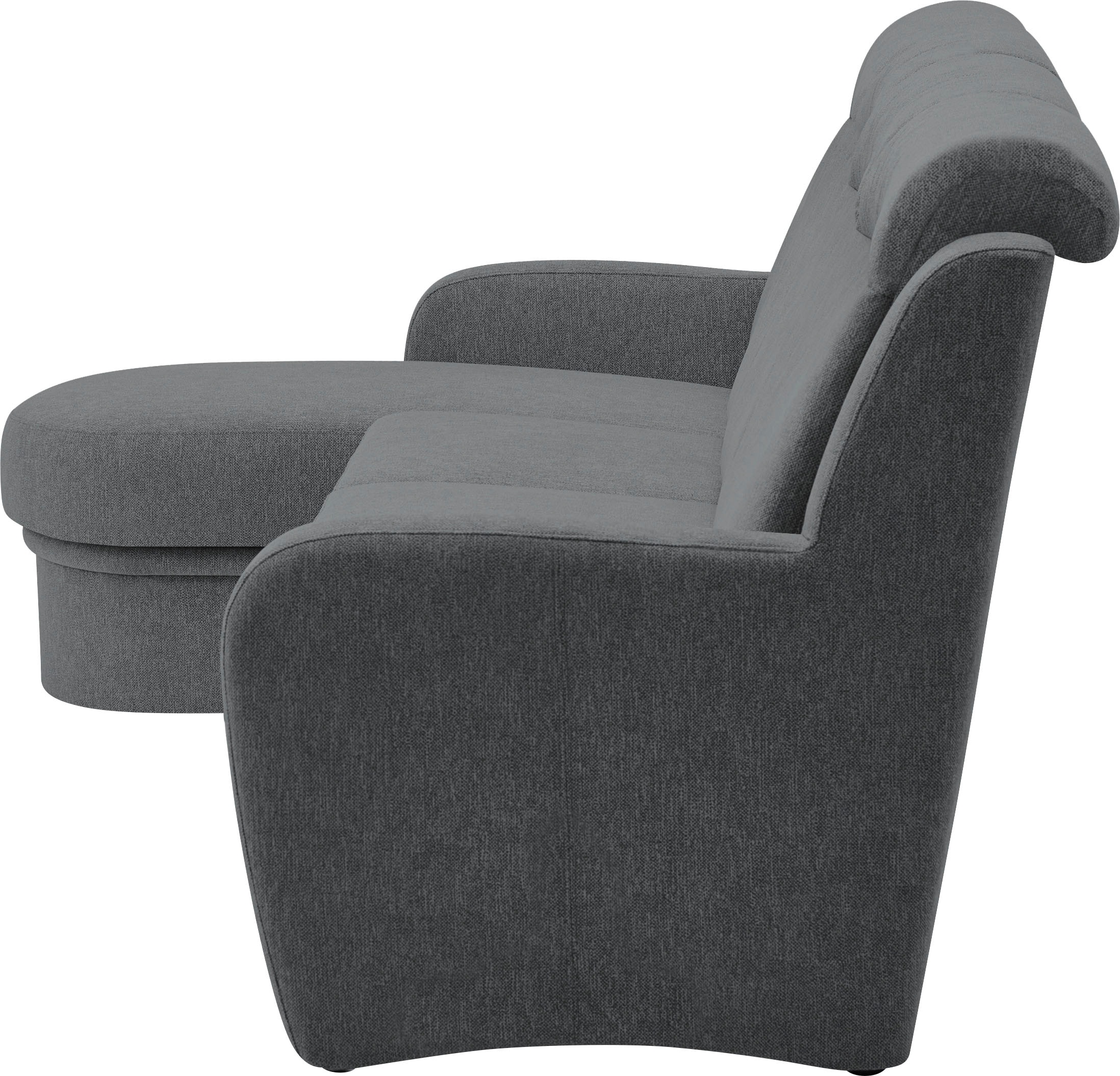 VILLA BECK Ecksofa »Varese L-Form«, (2 St.), Kopfteilverstellung, wahlweise mit Sitzvorzug, in Sitzhöhe 46 cm