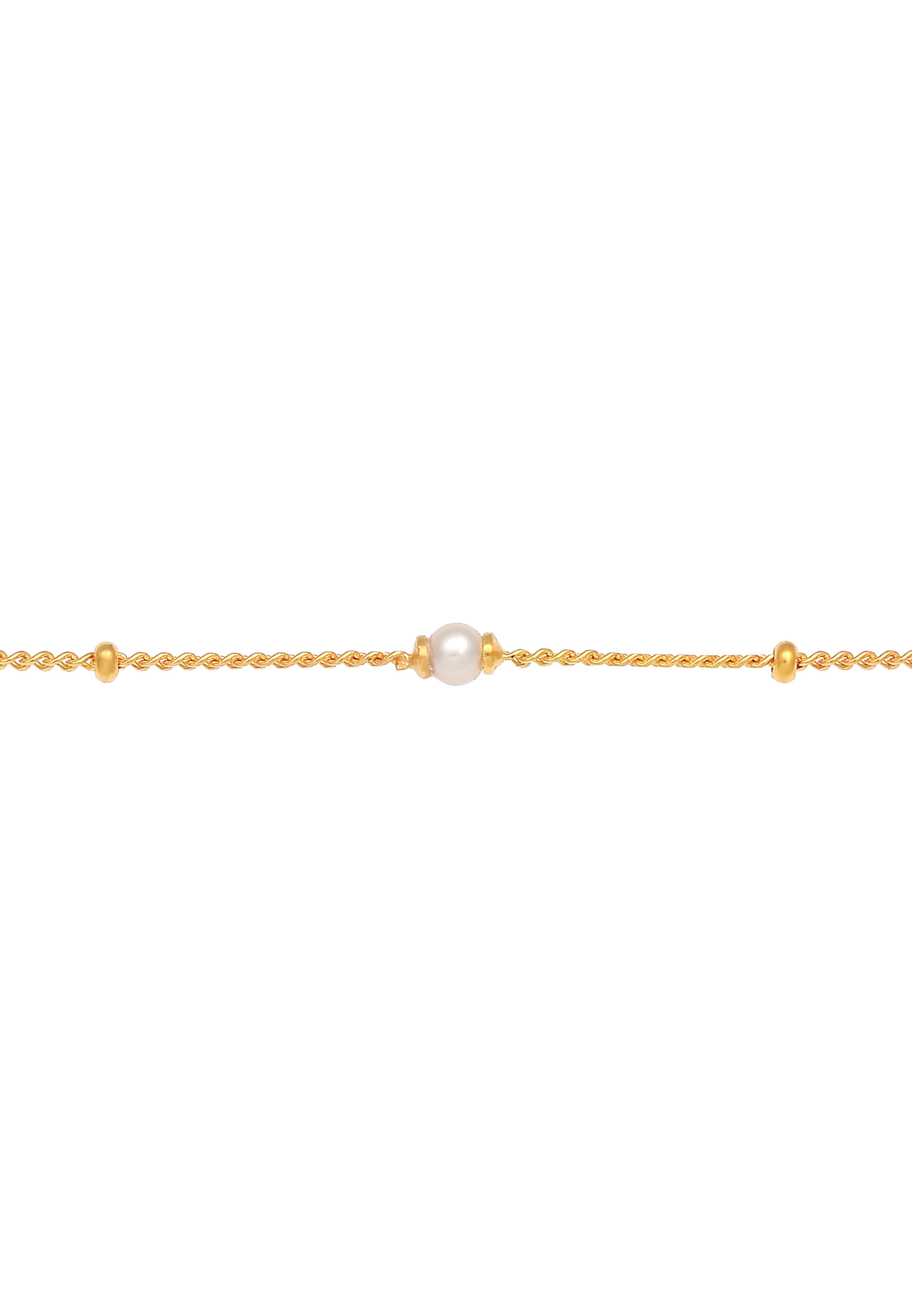 Elli Choker »Halskette Choker Kugelkette Süßwasserperlen 925 Silber«