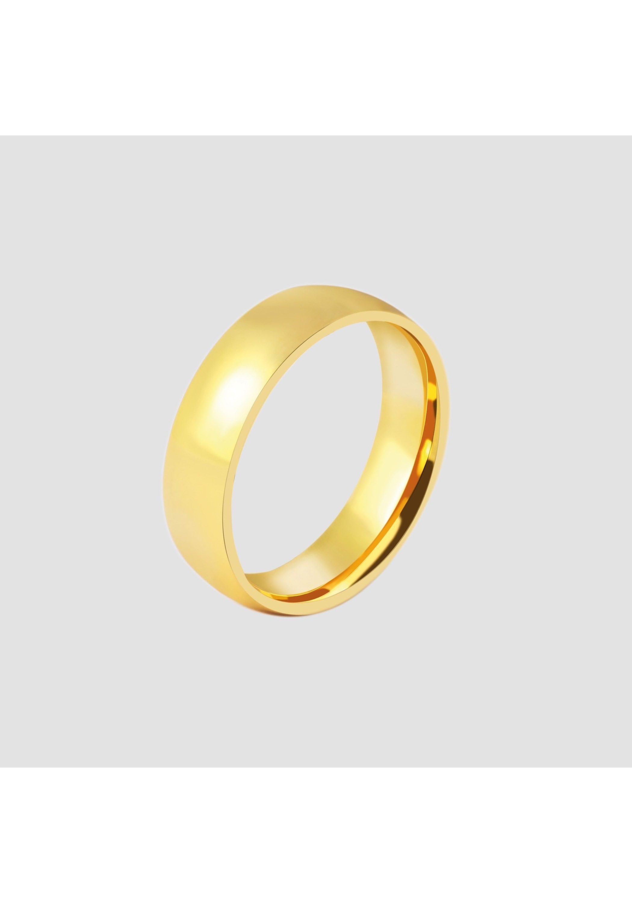 AKZENT Partnerring »Intertwined, goldfarbig, Ionenplattierung«