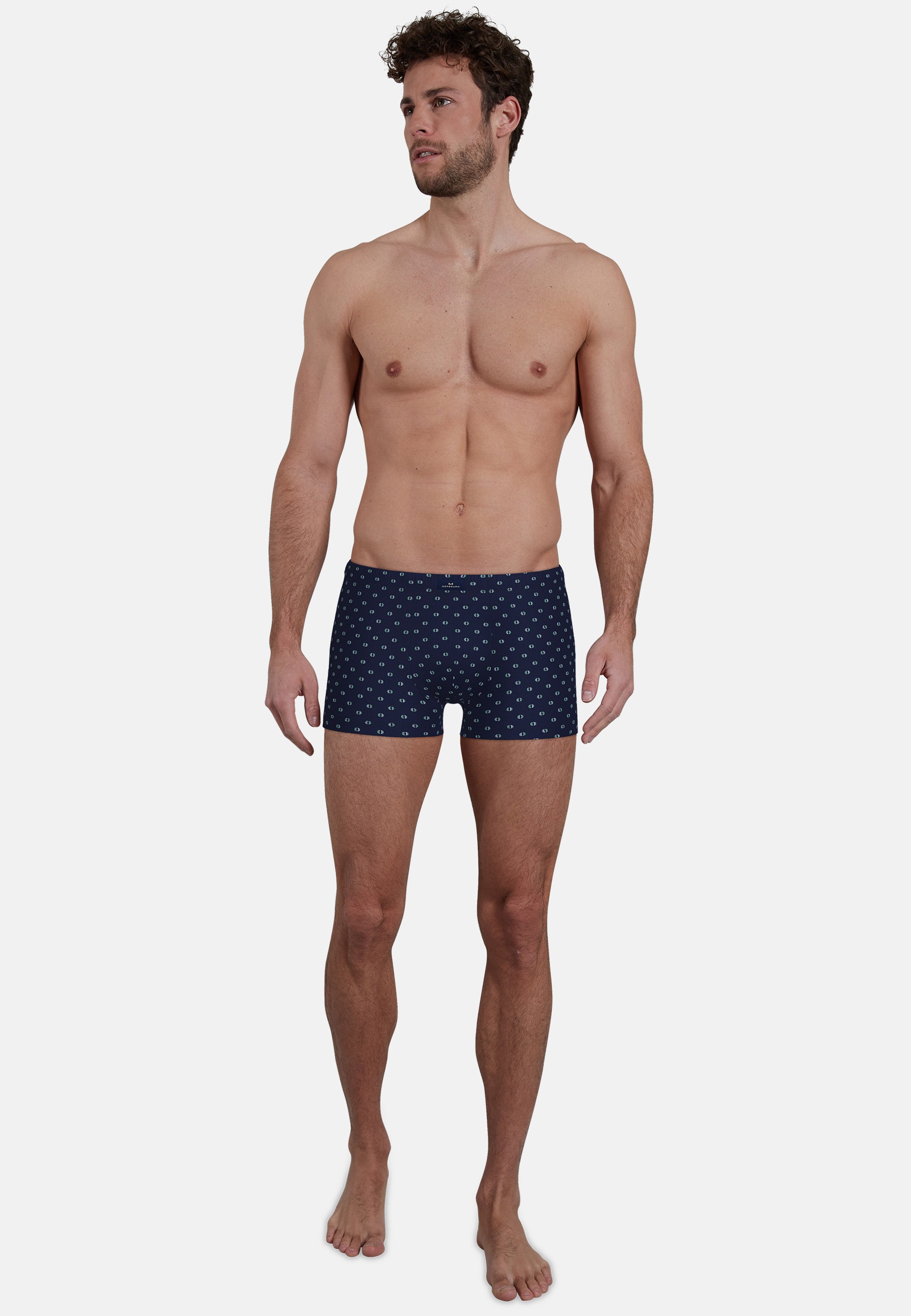 GÖTZBURG Retro Pants »Edingburgh« 2er Pack,  gemustert, basic, kurz, atmungsaktiv, Baumwollmix