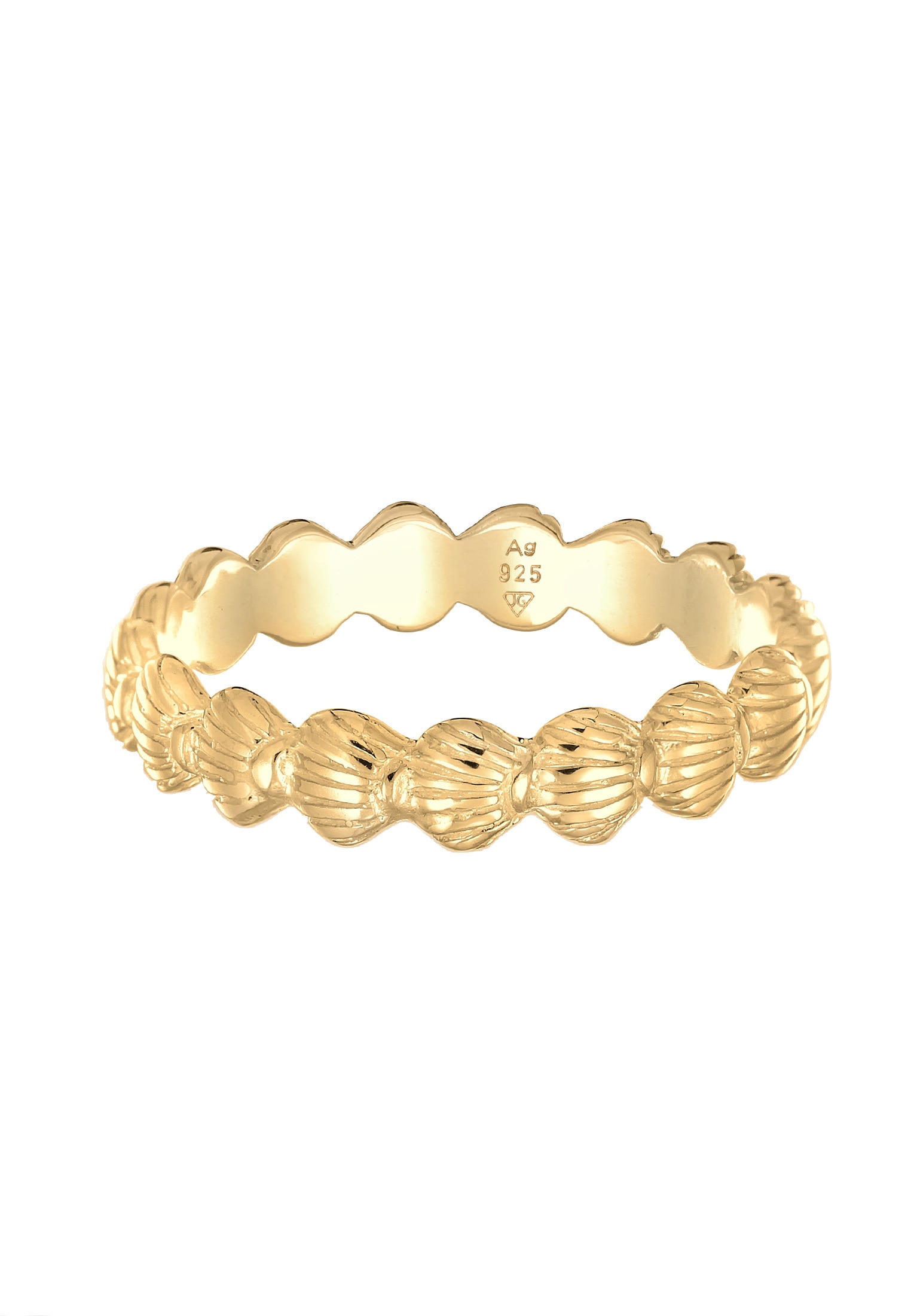 Elli Silberring »Ring Bandring Muscheln Maritim Beach Look 925 Silber«
