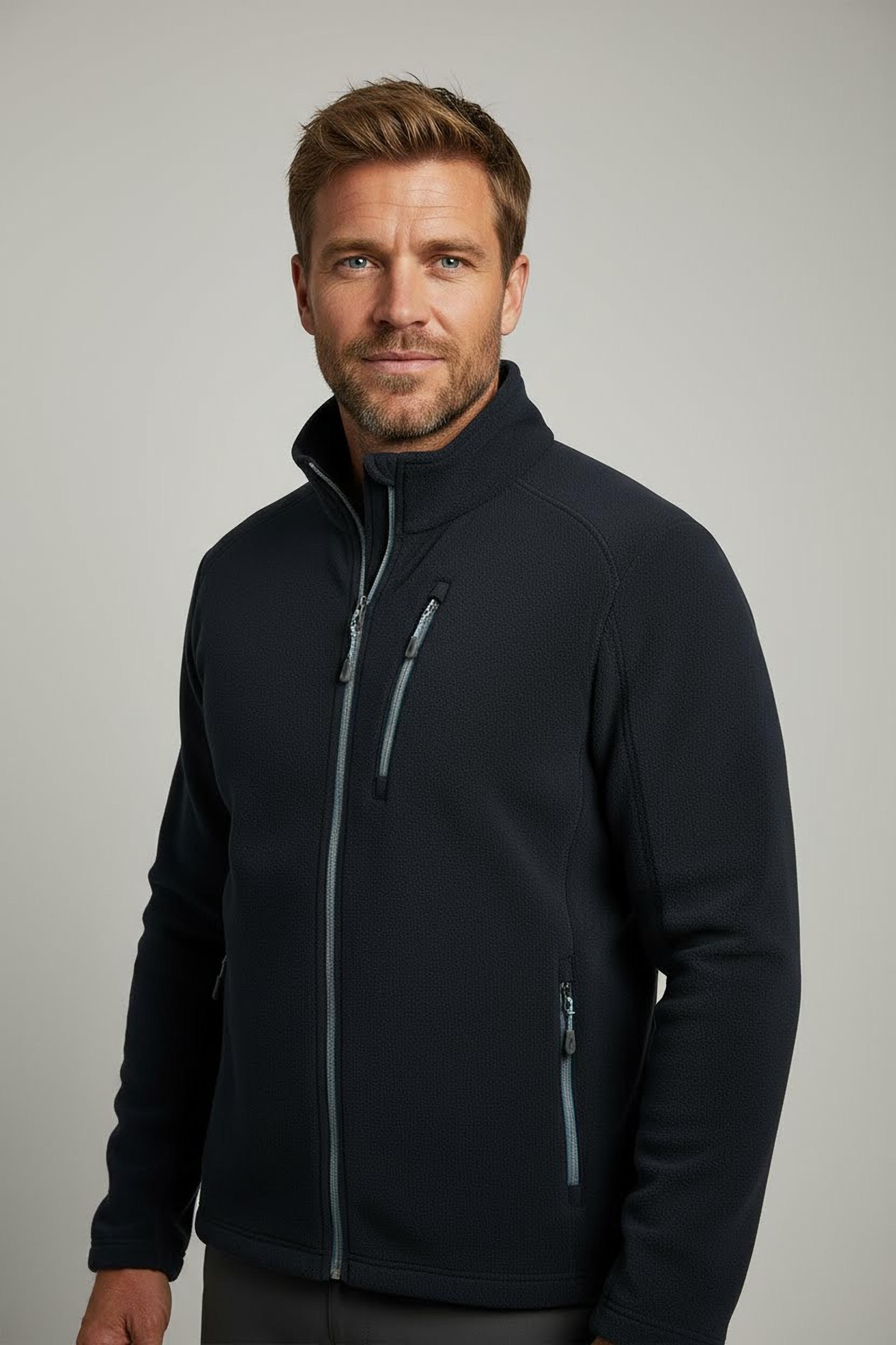 Killtec Fleecejacke »KOW 84 MN FLC JCKT« mit hohem Stehkragen, atmungsaktiv, aus Polyester