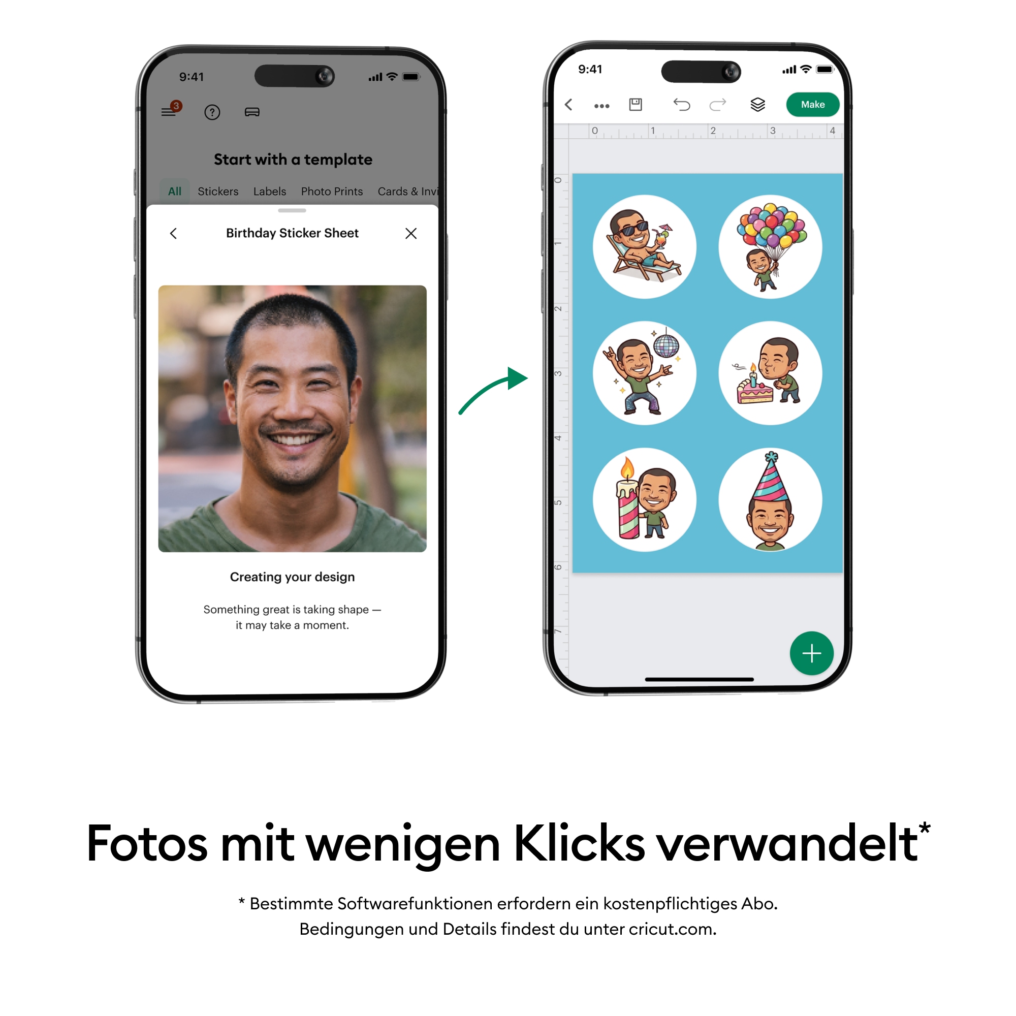 Cricut Fotodrucker »StickerPix Print™ Essential Bundle« Sticker- und Fotodrucker